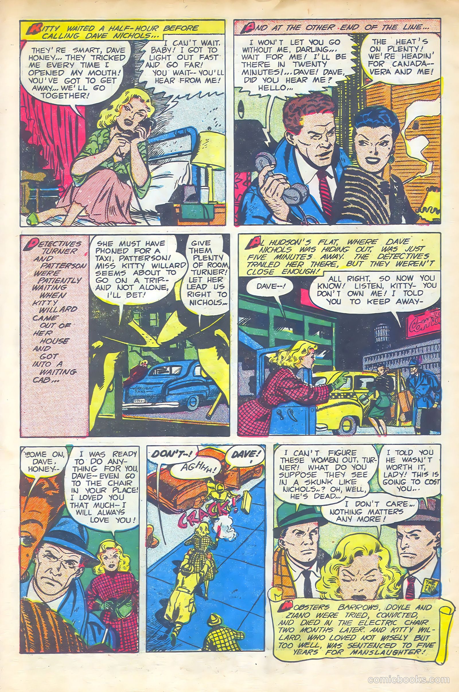 Crime Files #5 (1952) — page 26 of 36
