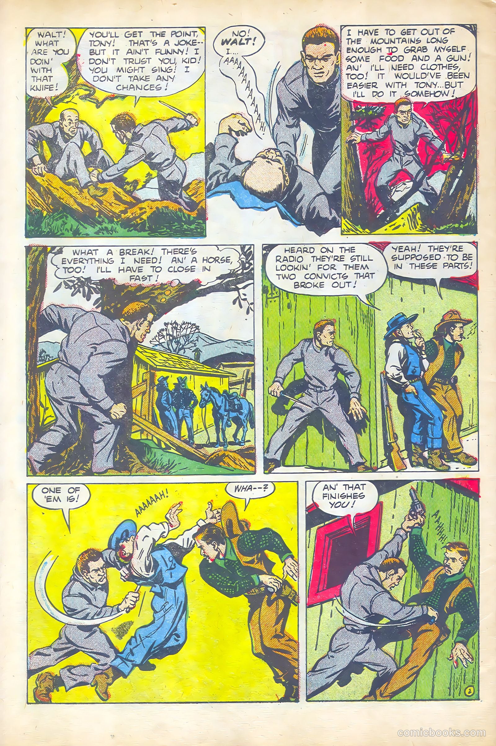 Crime Files #5 (1952) — page 30 of 36