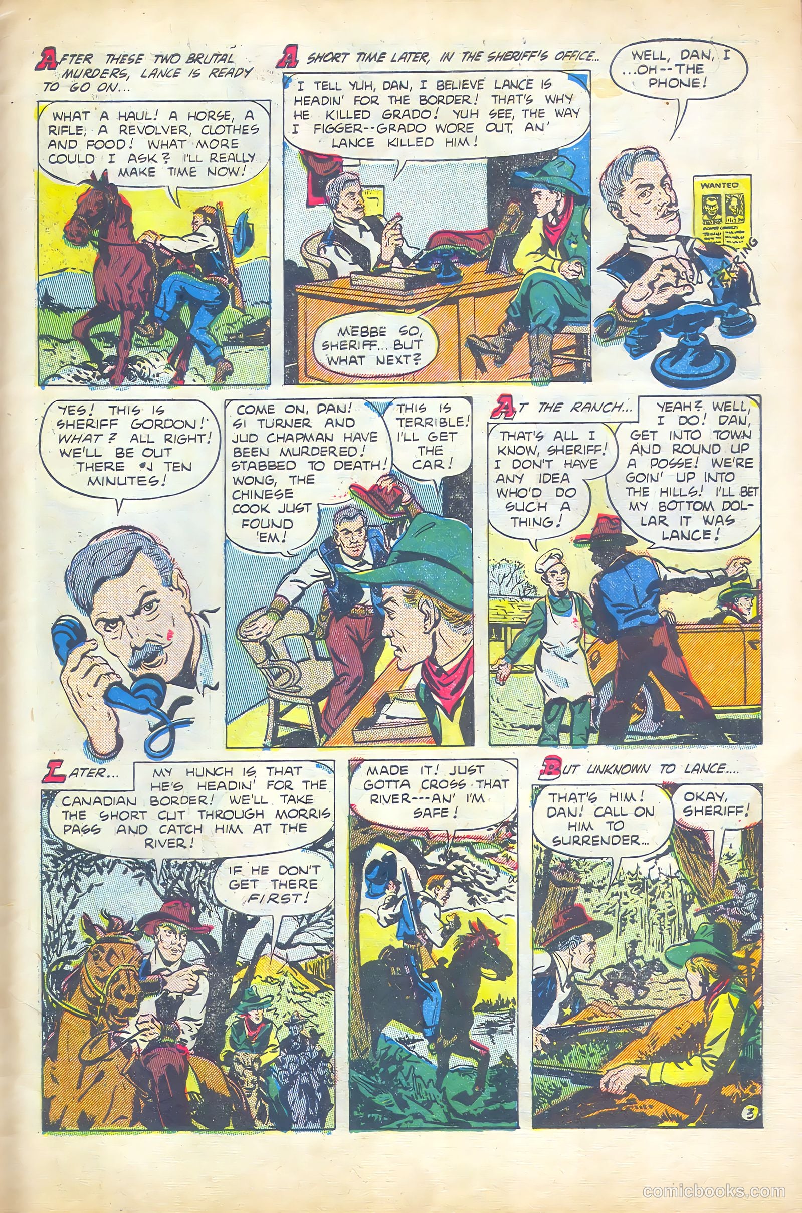 Crime Files #5 (1952) — page 31 of 36