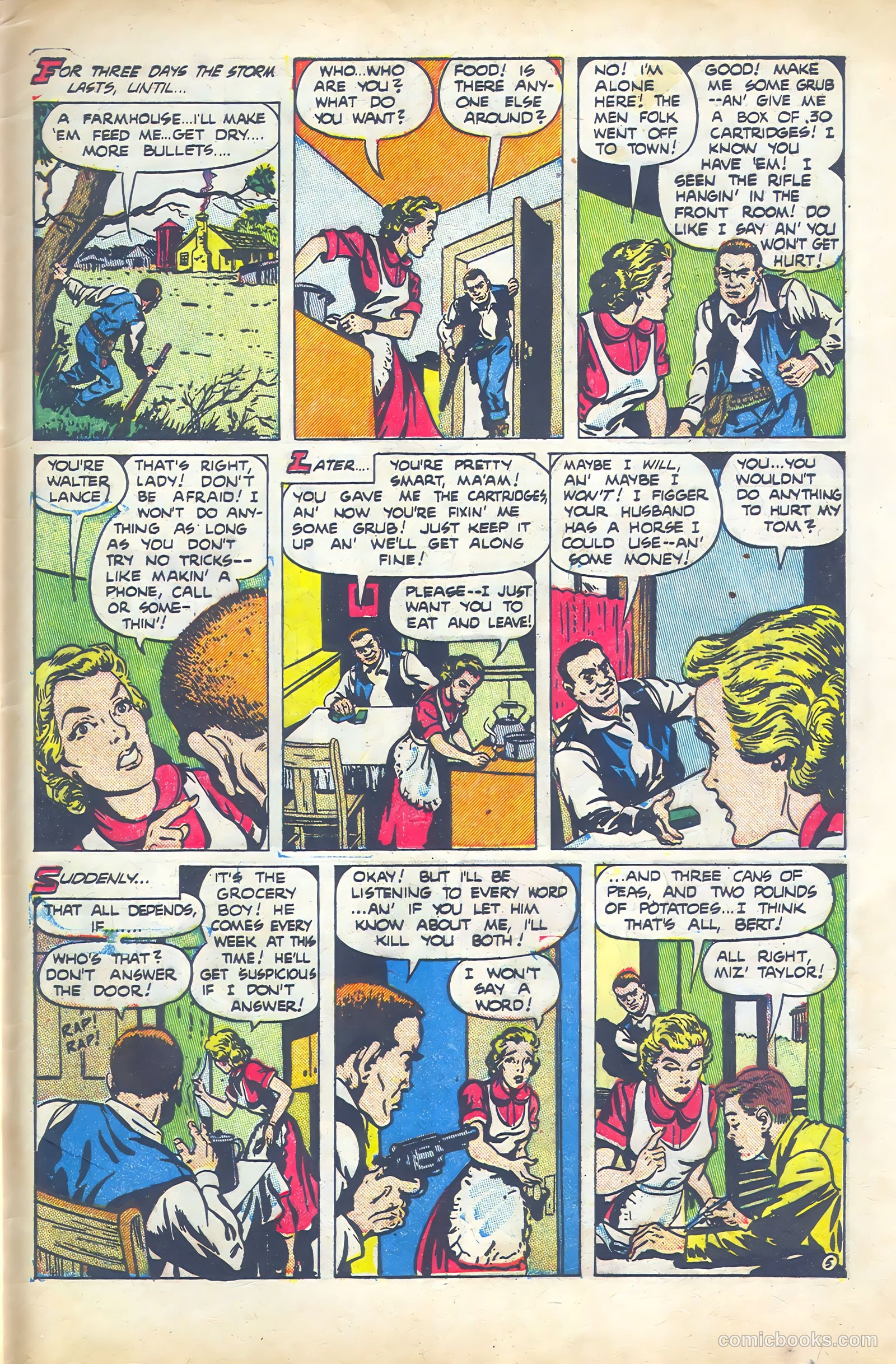 Crime Files #5 (1952) — page 33 of 36