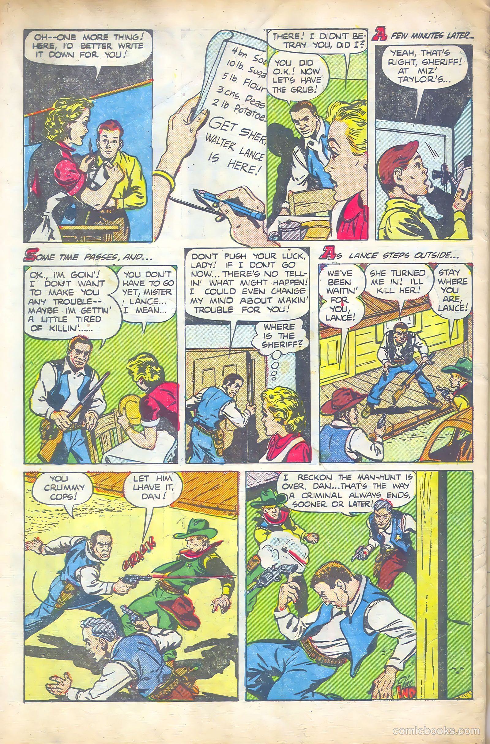 Crime Files #5 (1952) — page 34 of 36