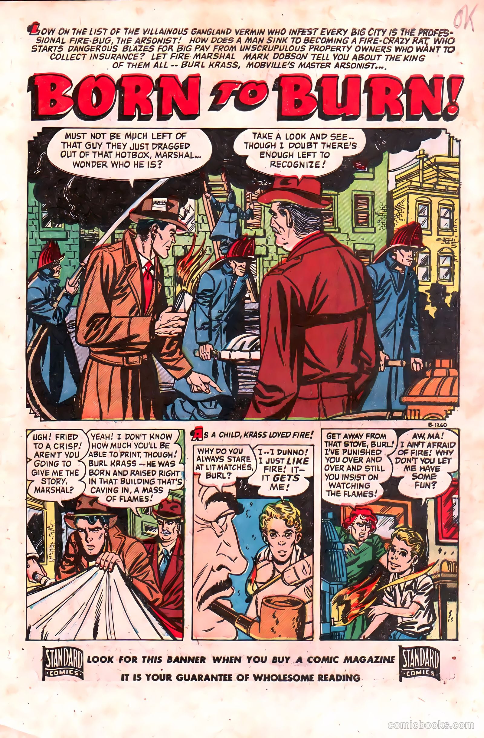 Crime Files #6 (1952) — page 3 of 36