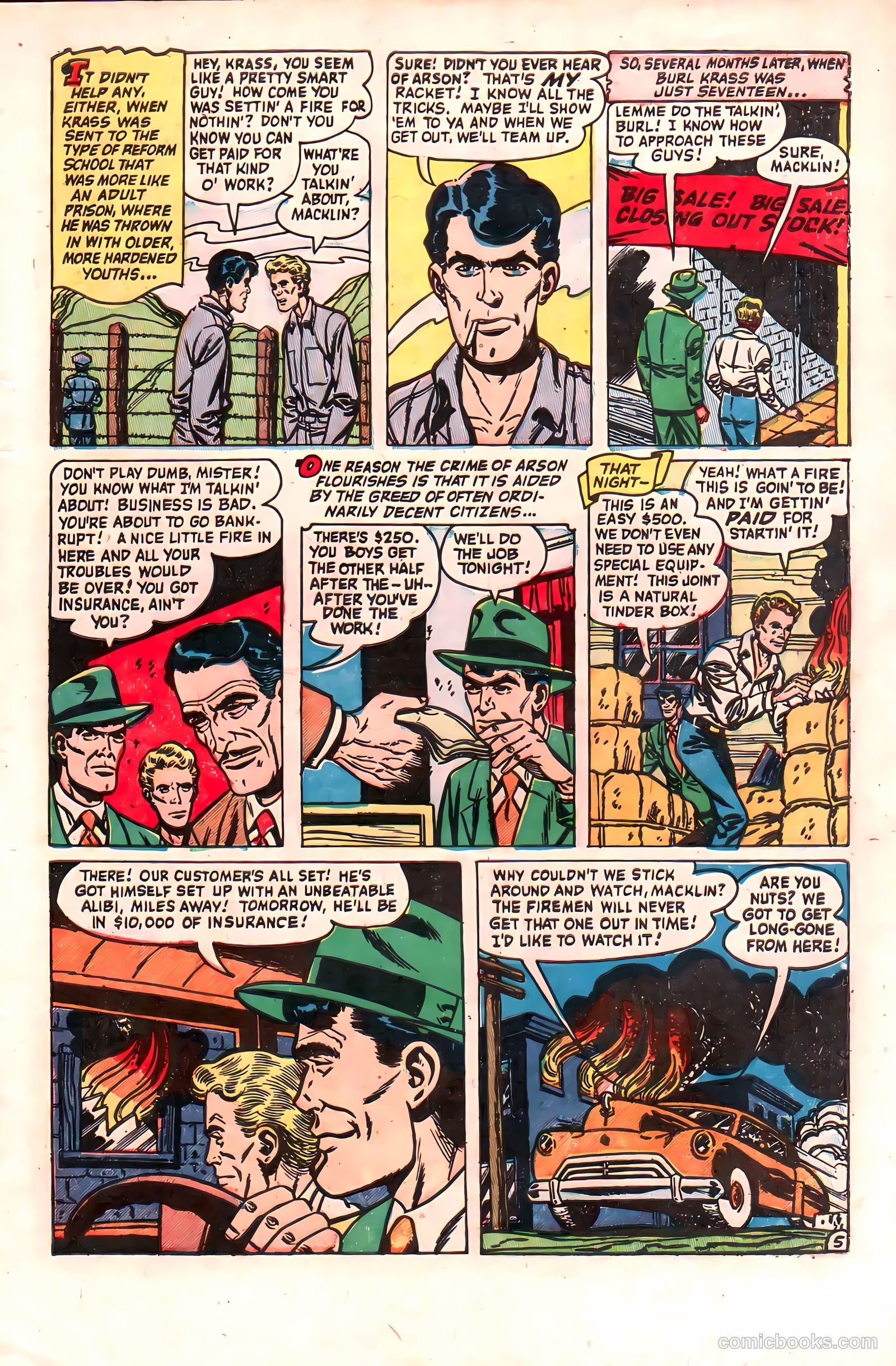Crime Files #6 (1952) — page 7 of 36