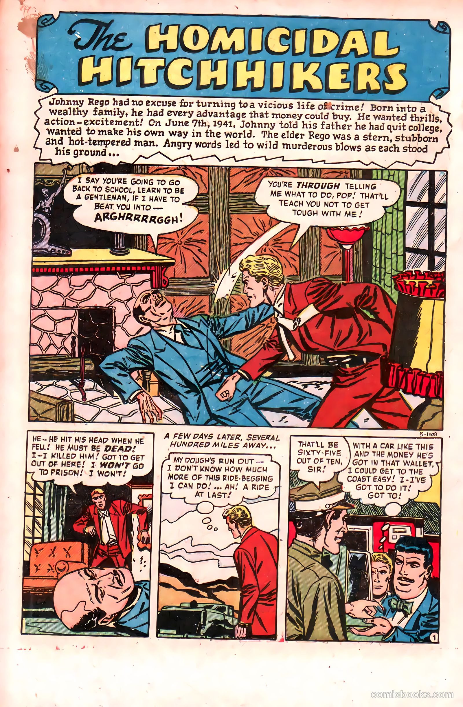 Crime Files #6 (1952) — page 20 of 36