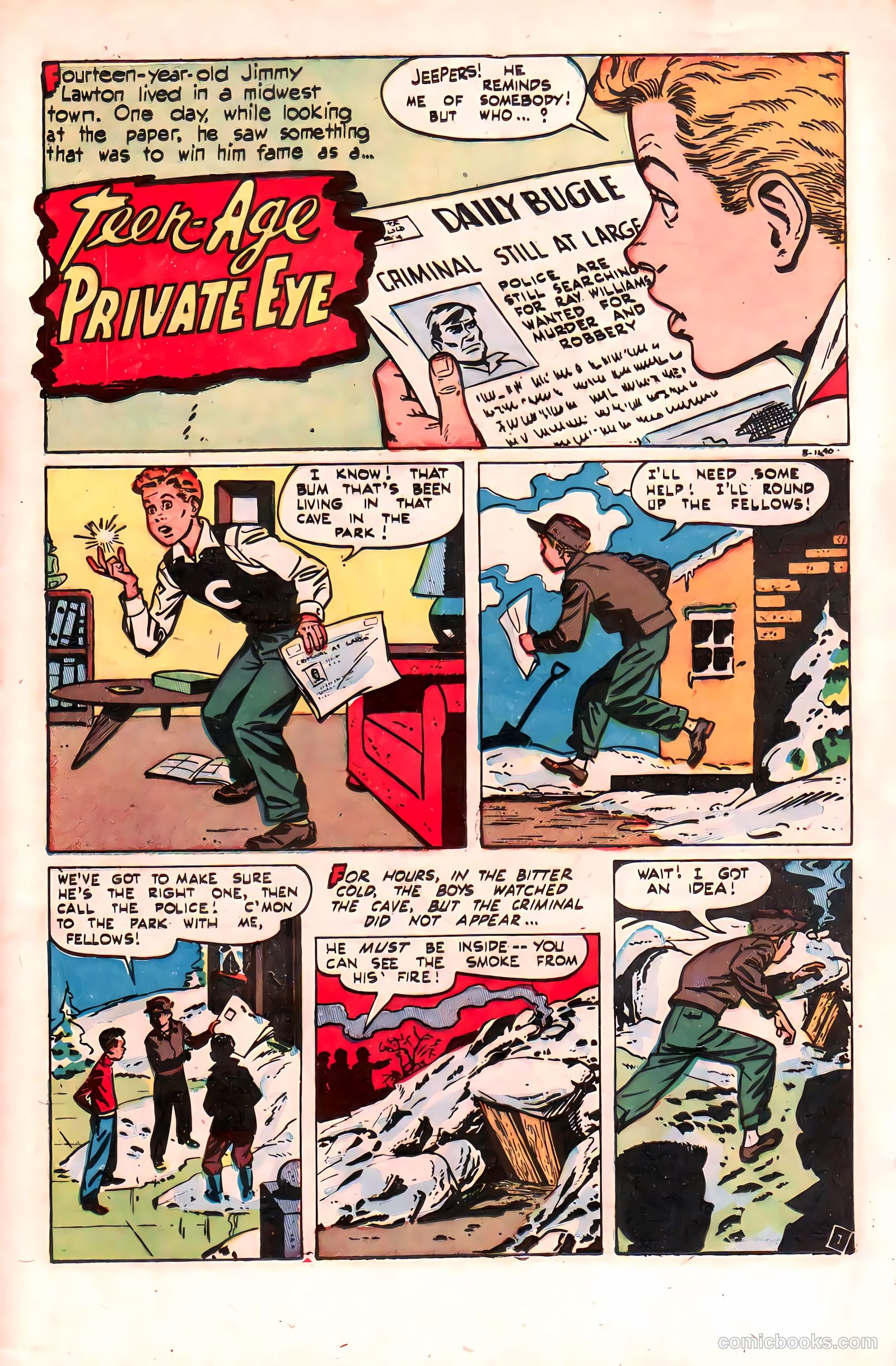 Crime Files #6 (1952) — page 25 of 36