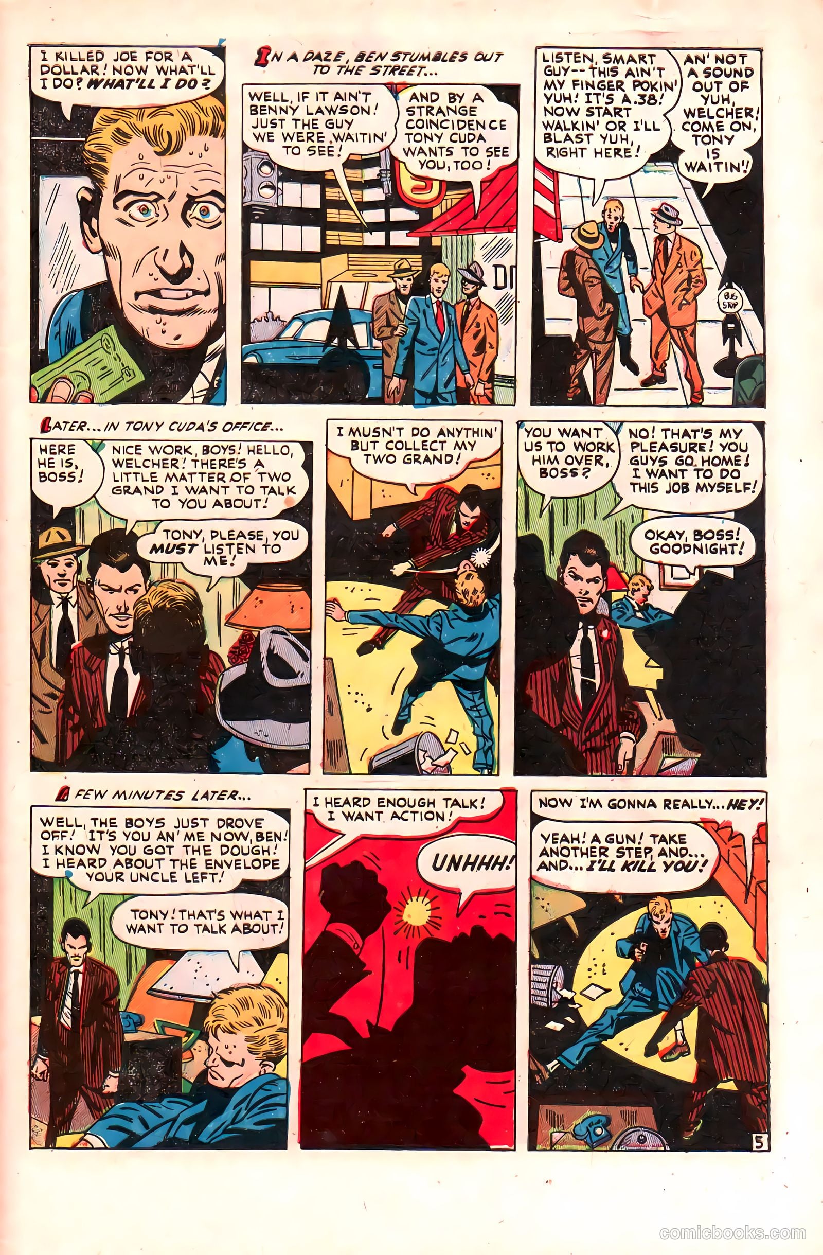 Crime Files #6 (1952) — page 31 of 36