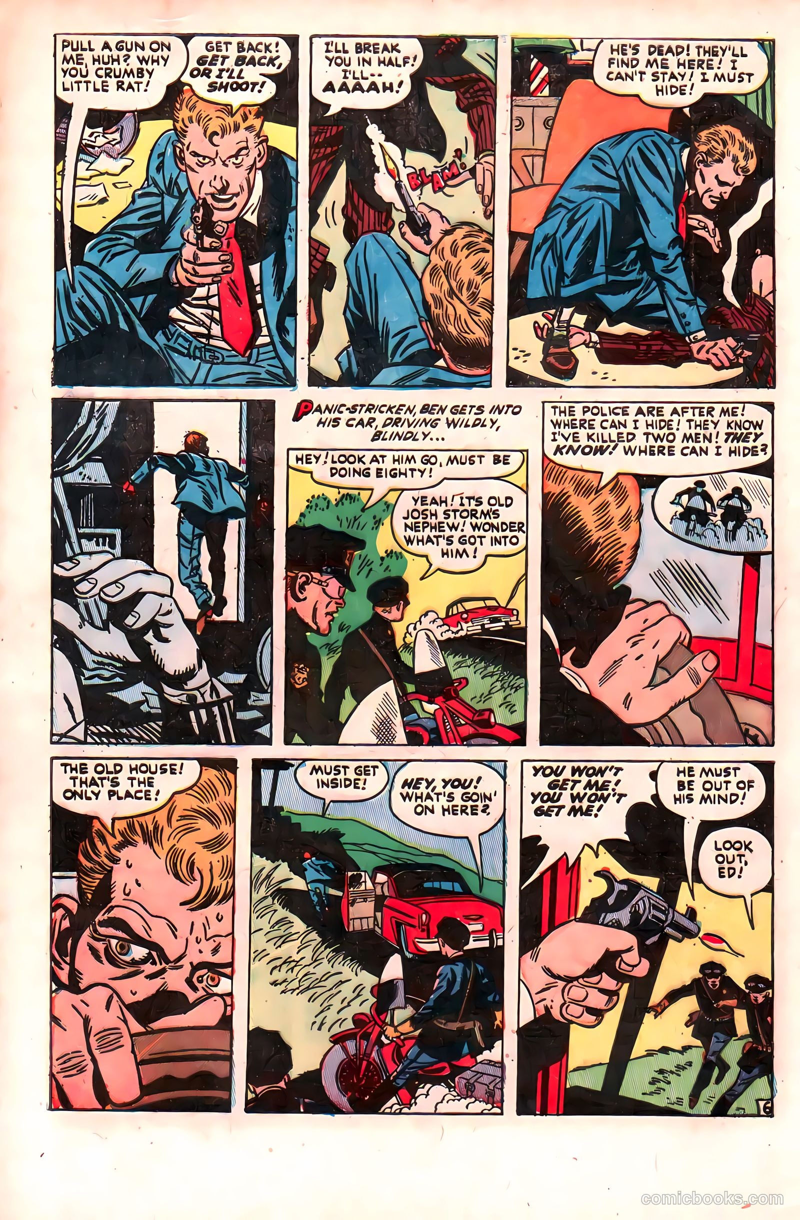 Crime Files #6 (1952) — page 32 of 36