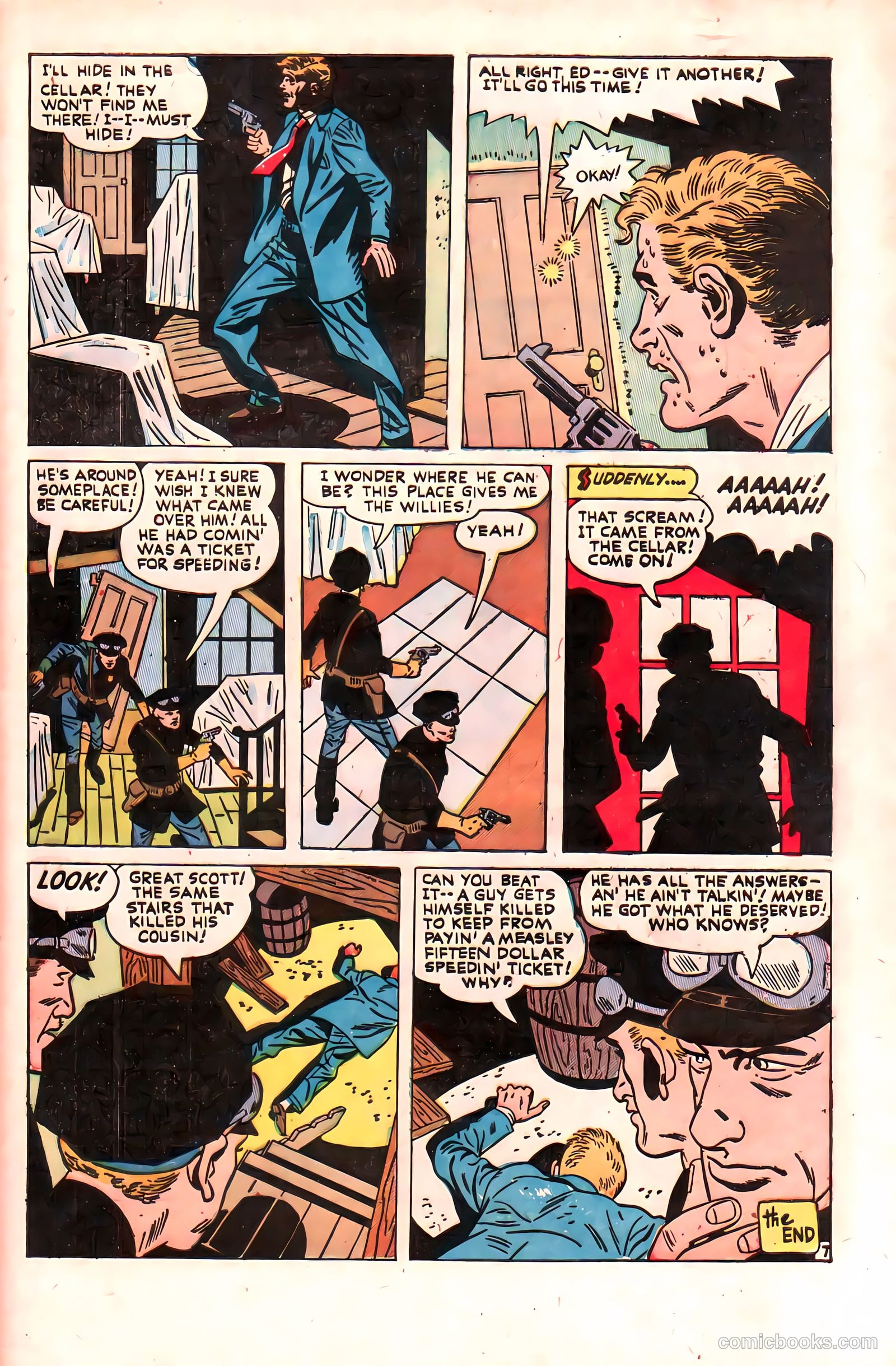 Crime Files #6 (1952) — page 33 of 36