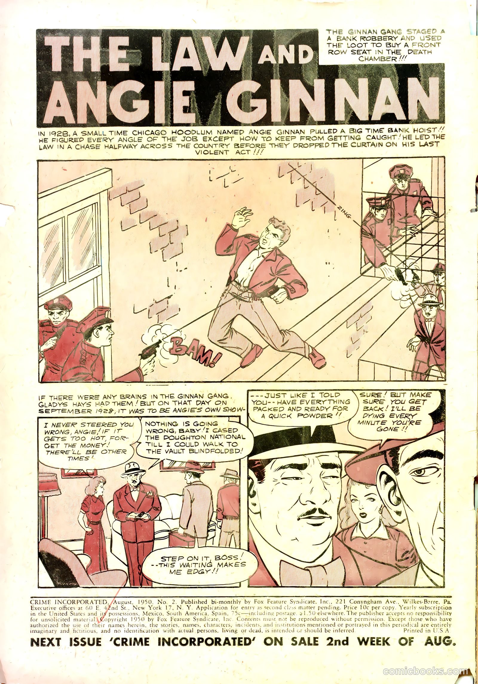 Crime Incorporated #2 (1950) — page 2 of 36