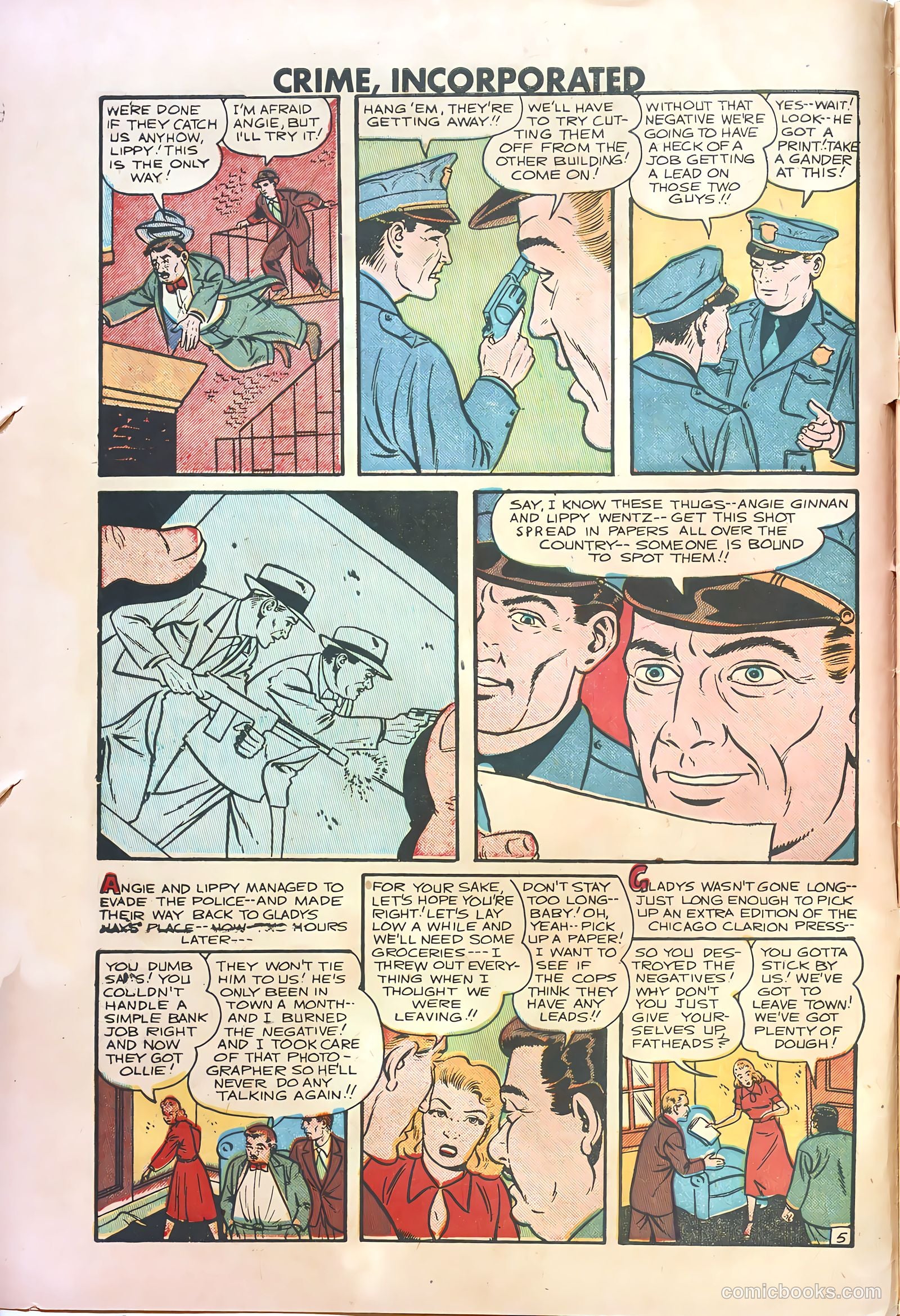 Crime Incorporated #2 (1950) — page 6 of 36