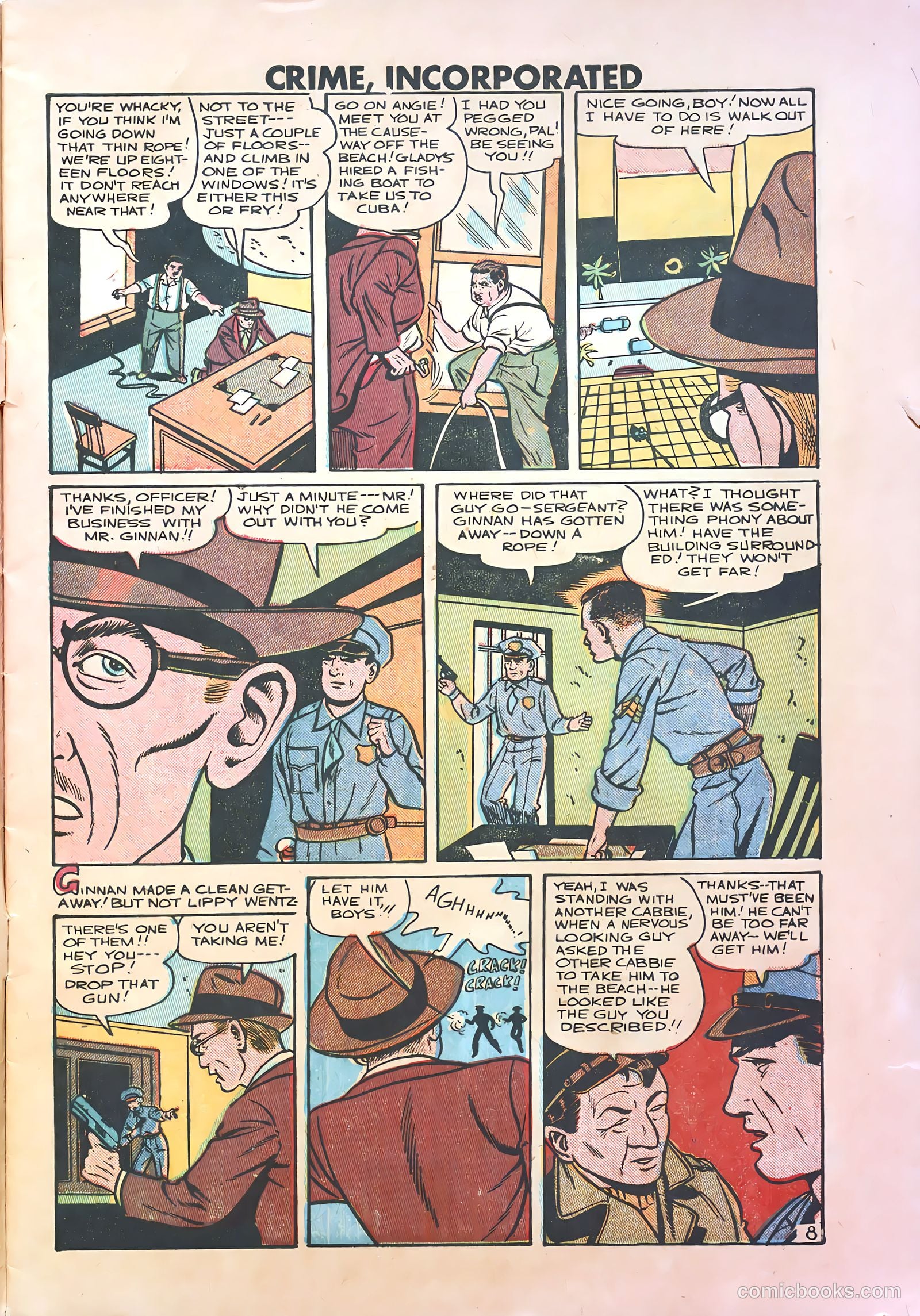 Crime Incorporated #2 (1950) — page 9 of 36