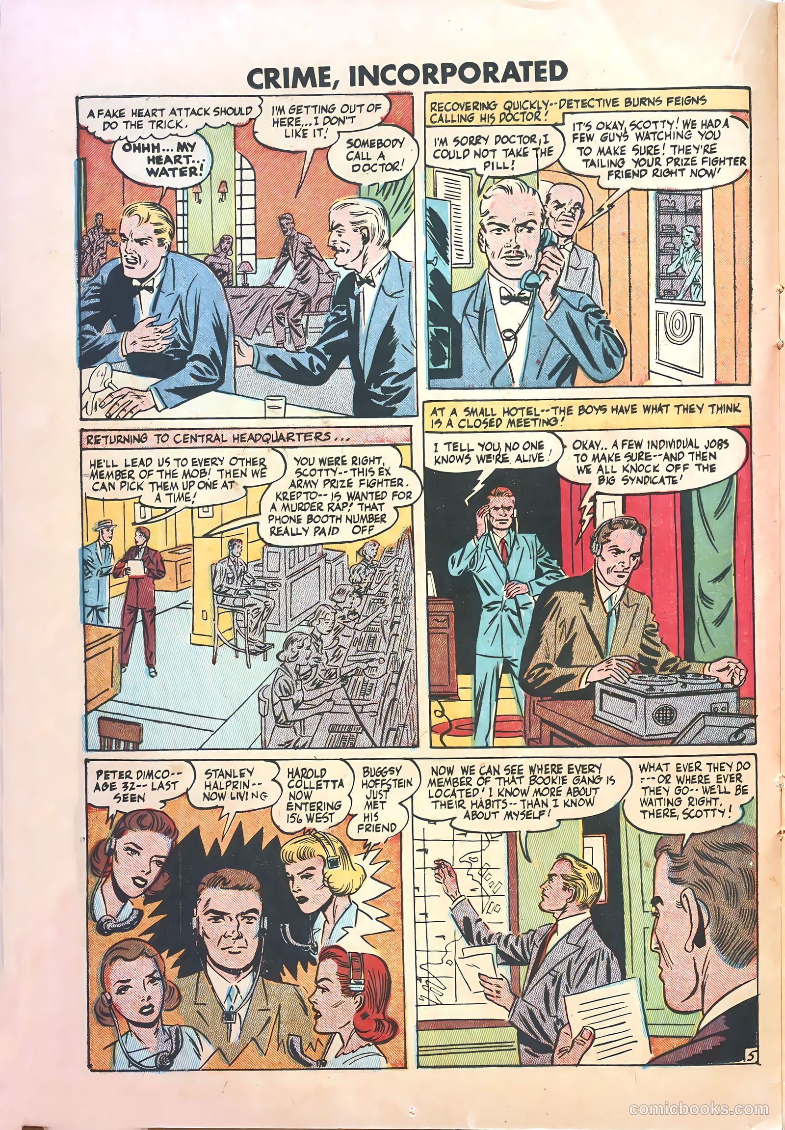 Crime Incorporated #2 (1950) — page 16 of 36
