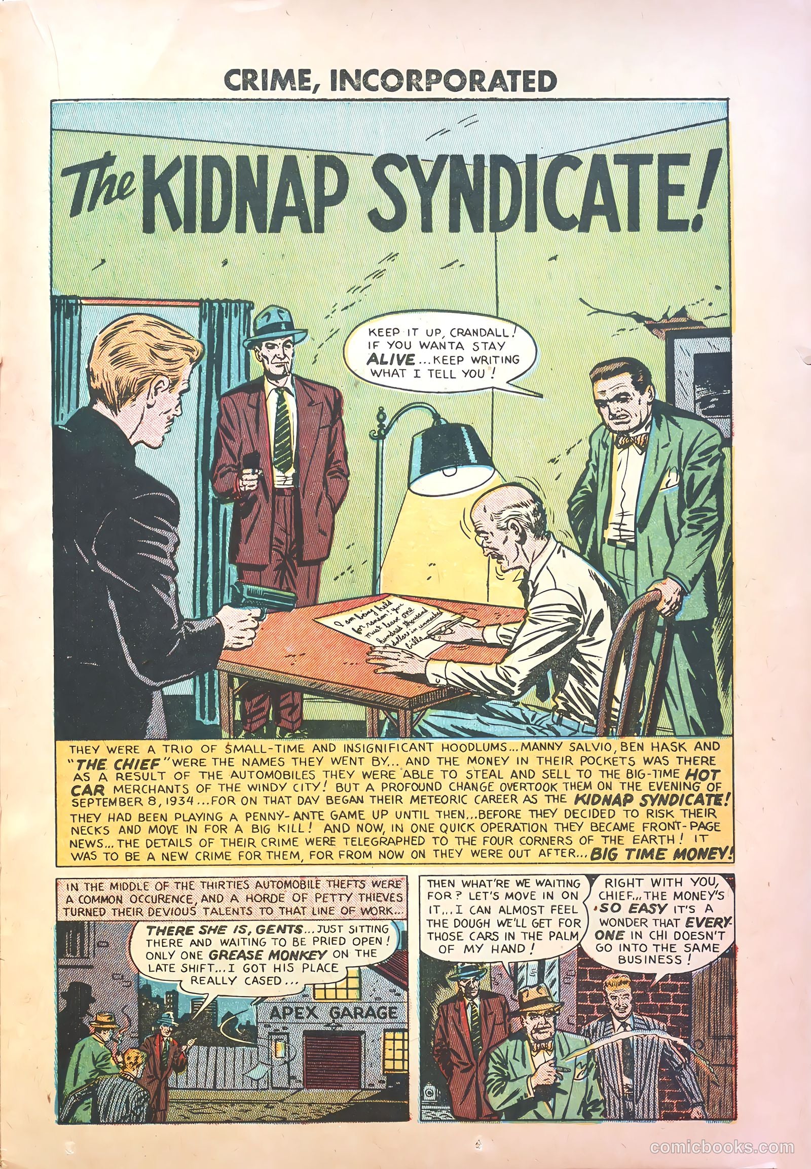 Crime Incorporated #2 (1950) — page 23 of 36