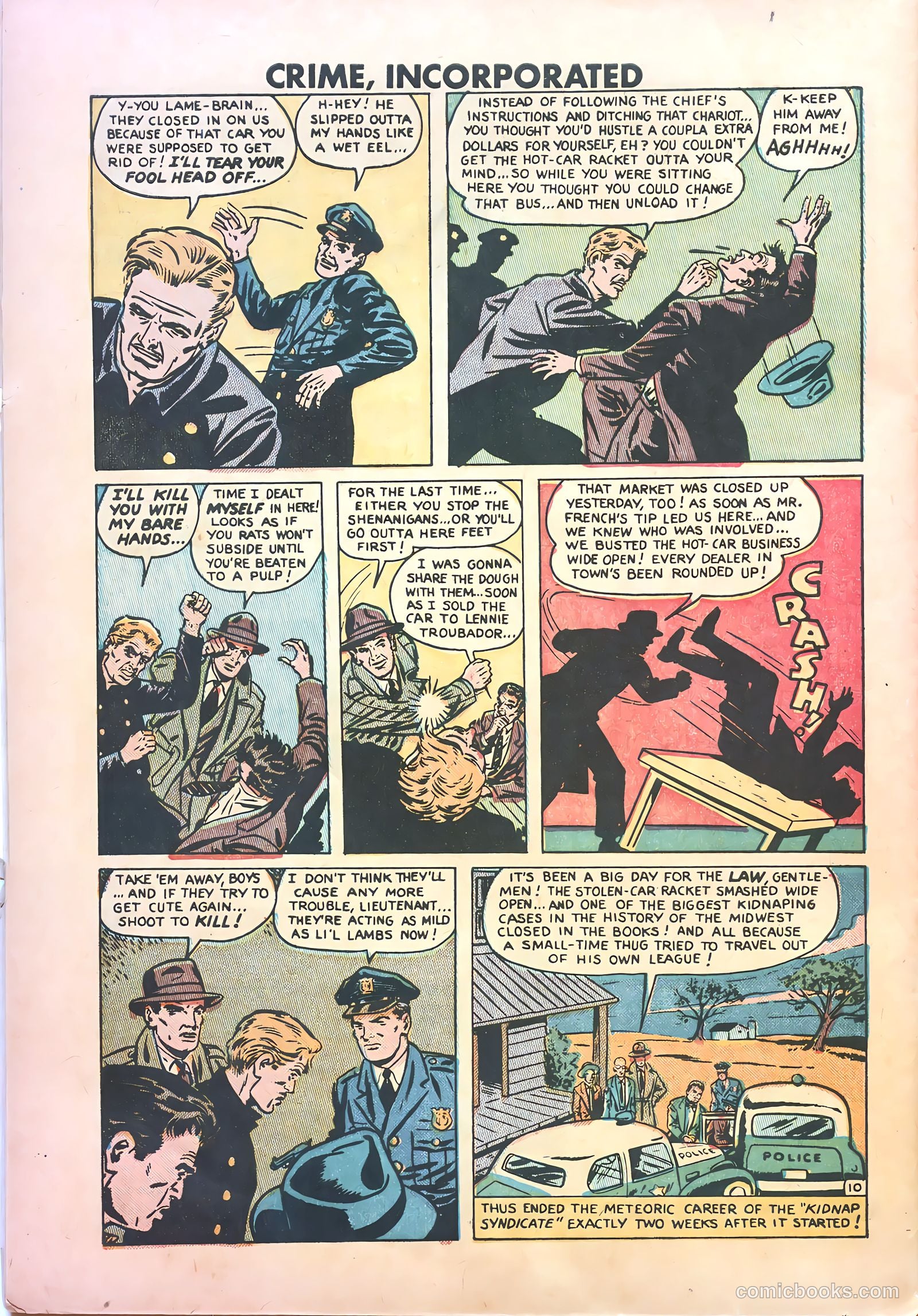 Crime Incorporated #2 (1950) — page 32 of 36
