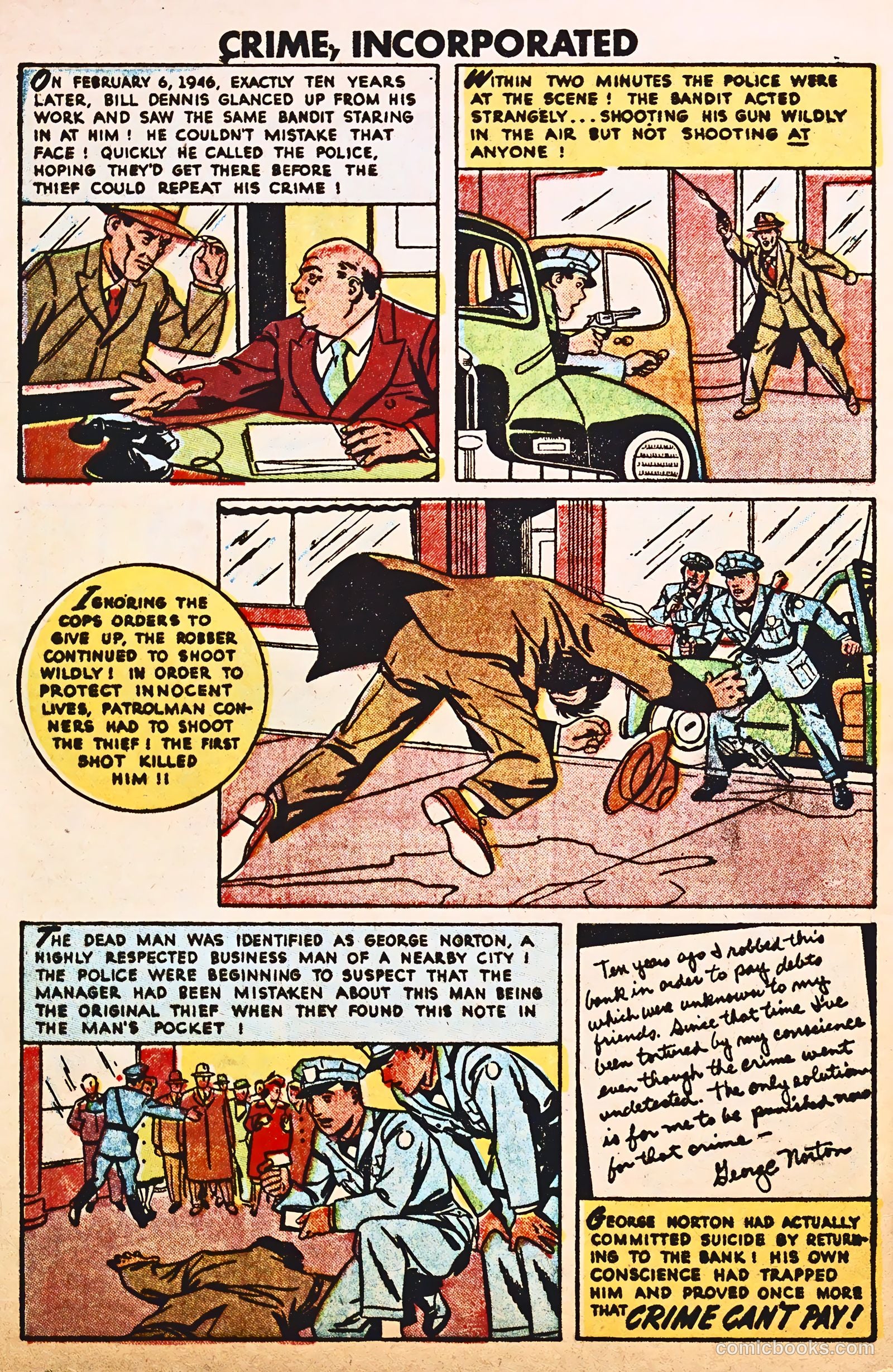 Crime Incorporated #3 (1951) — page 32 of 36