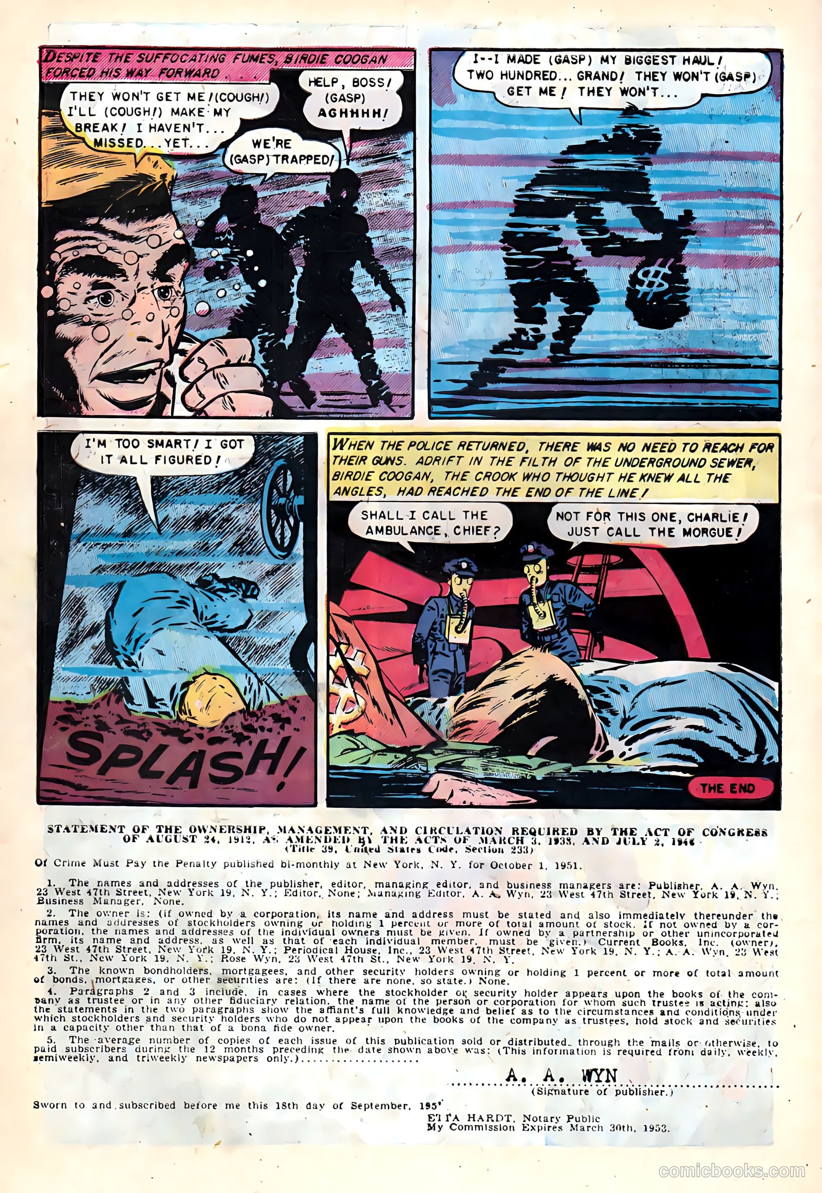 Crime Must Pay the Penalty #25 (1952) — page 10 of 36