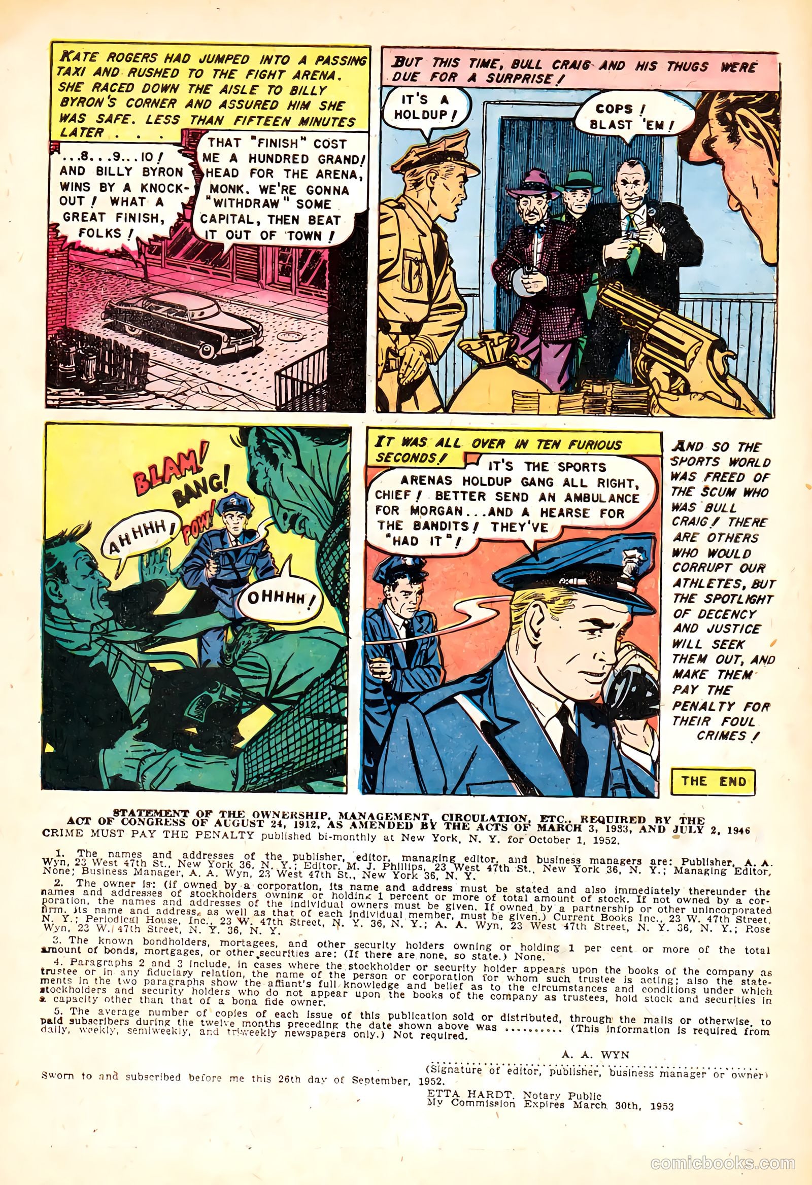 Crime Must Pay the Penalty #31 (1953) — page 10 of 36