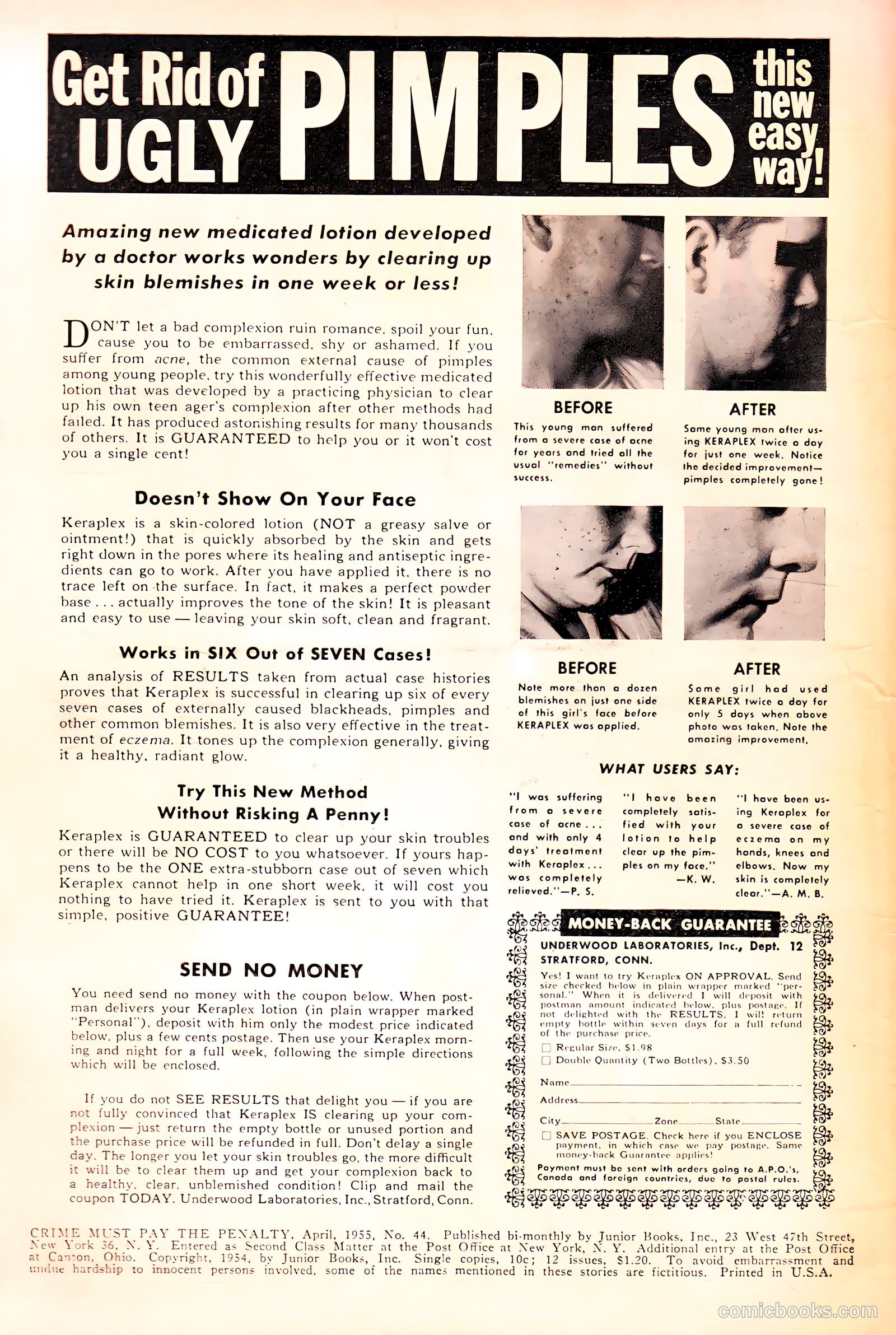 Crime Must Pay the Penalty #44 (1955) — page 2 of 36