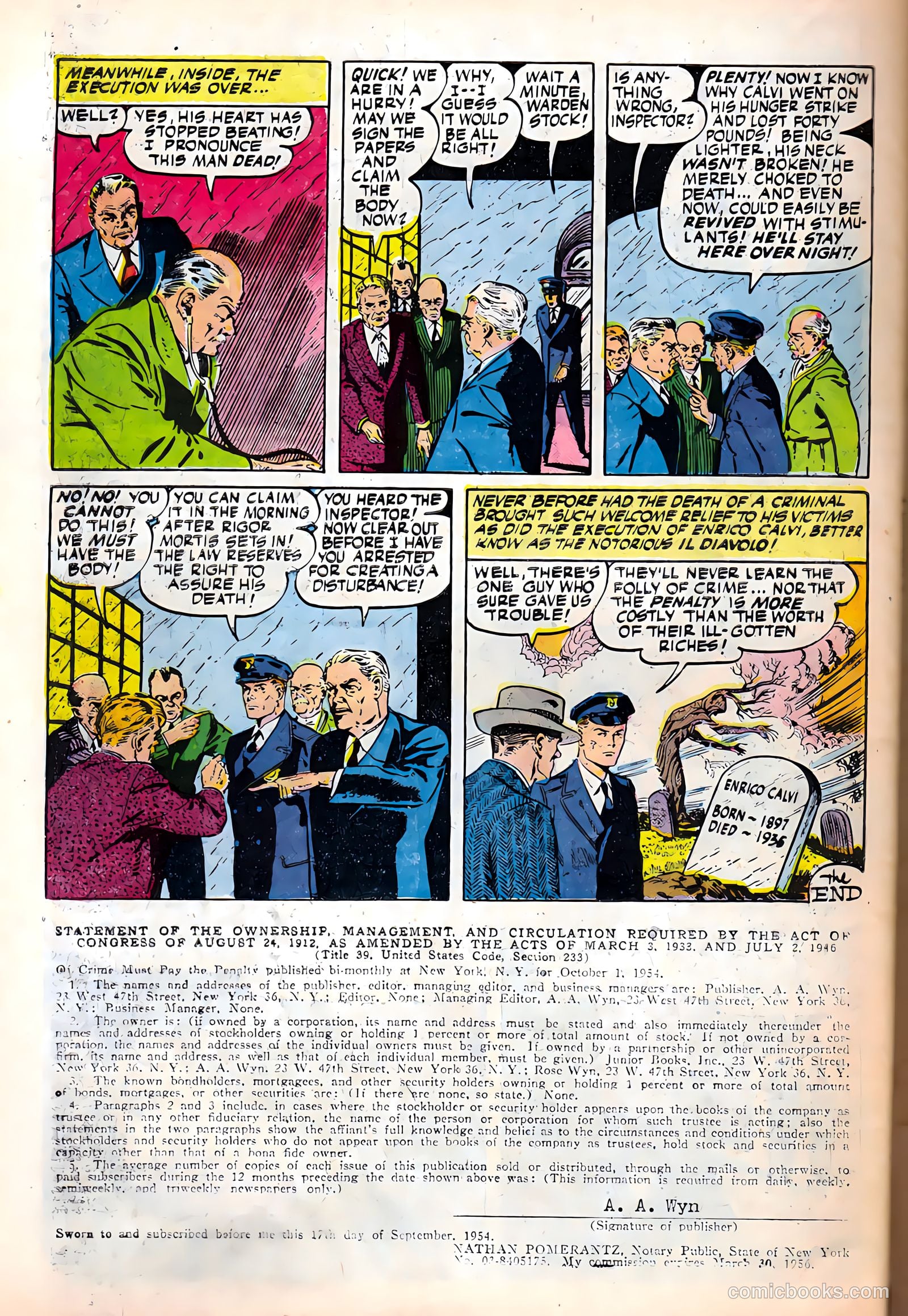 Crime Must Pay the Penalty #44 (1955) — page 34 of 36