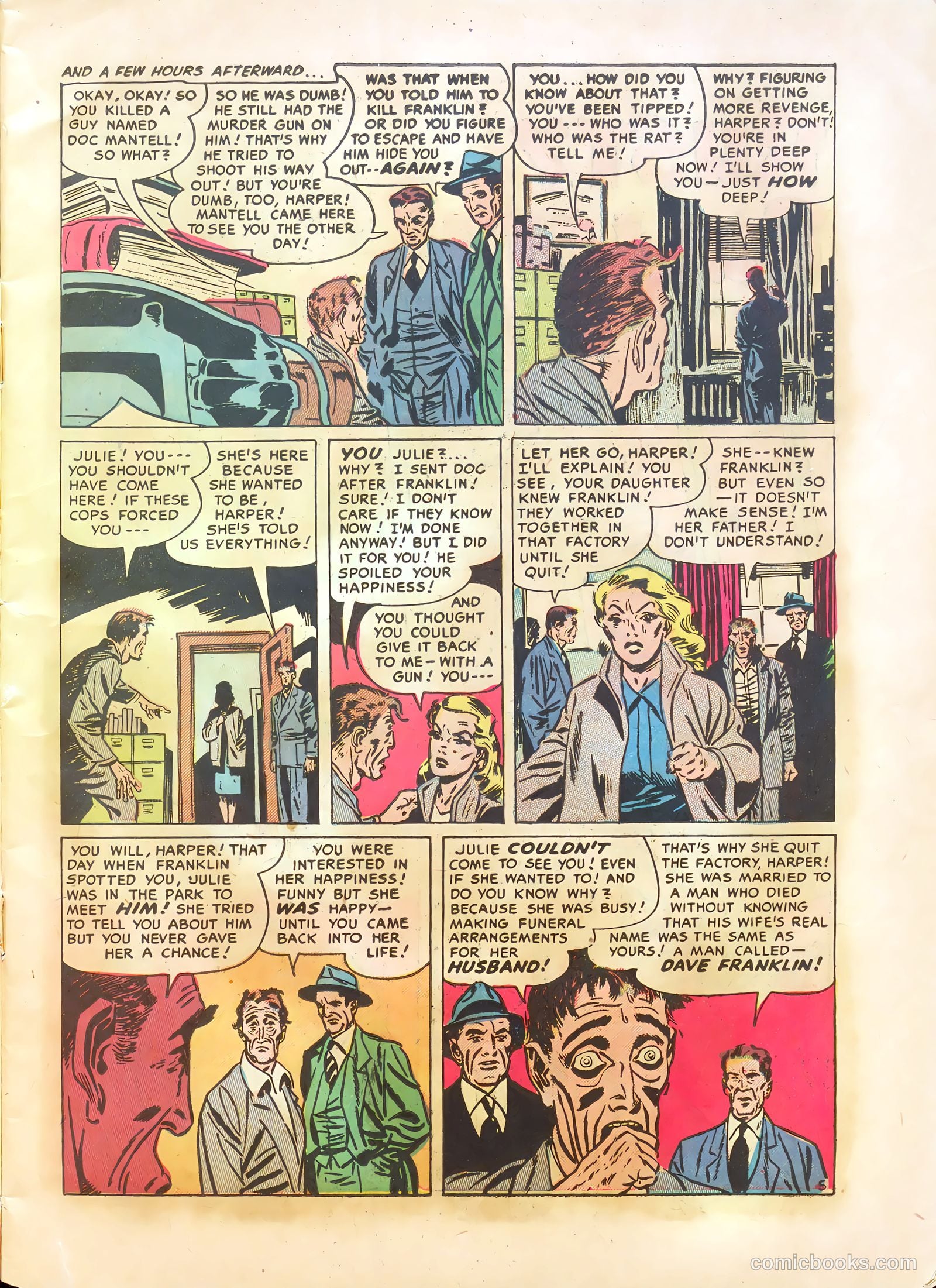 "Crime Must Stop" Comics #1 (1952) — page 7 of 52