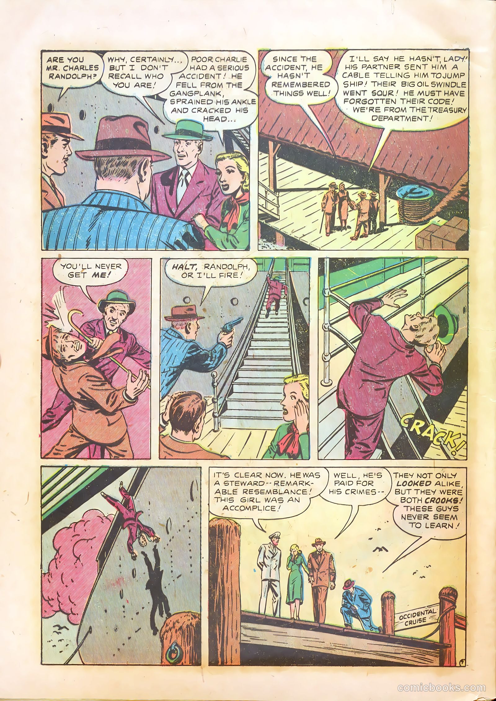 "Crime Must Stop" Comics #1 (1952) — page 36 of 52