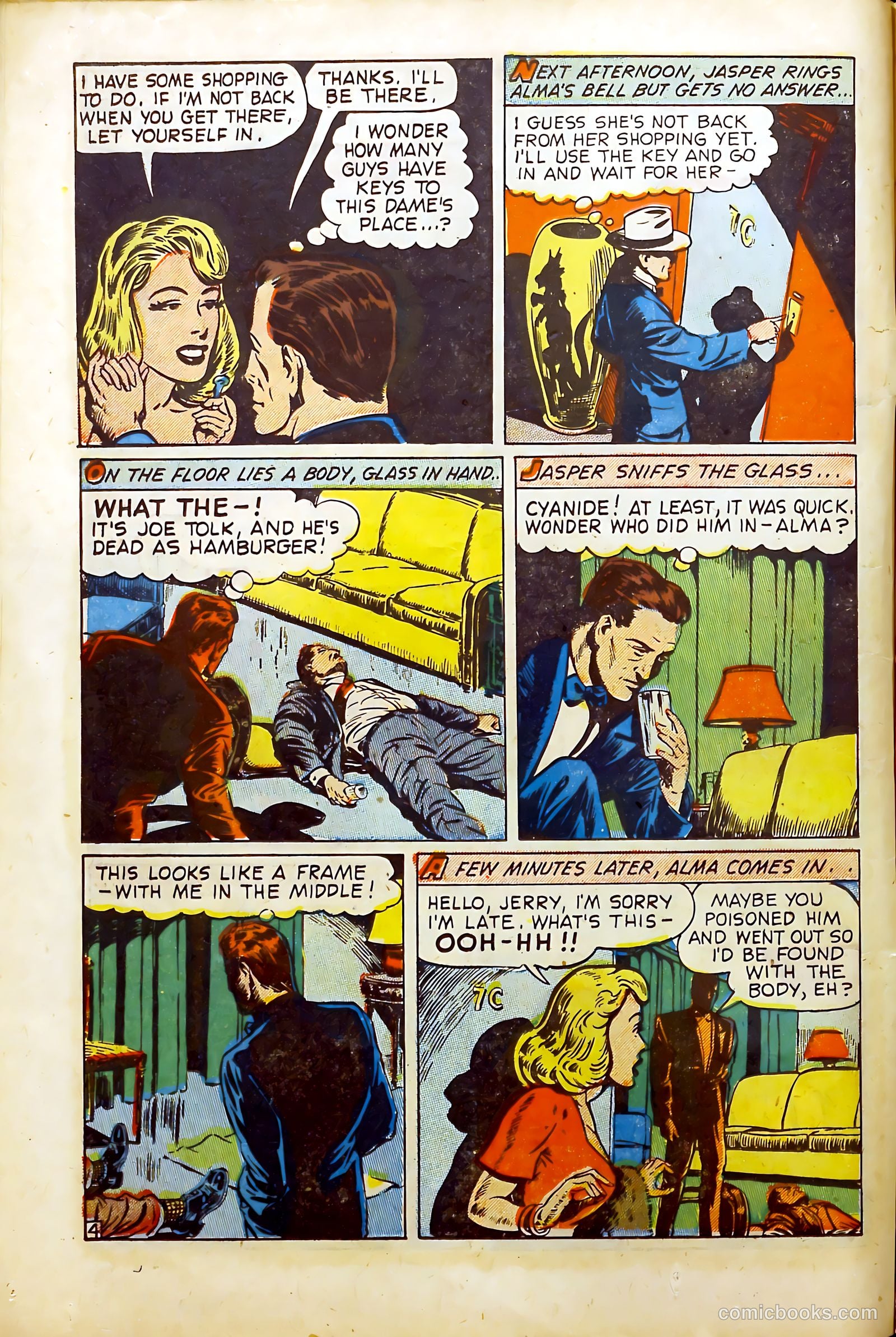 Crime Mysteries #1 (1952) — page 15 of 37