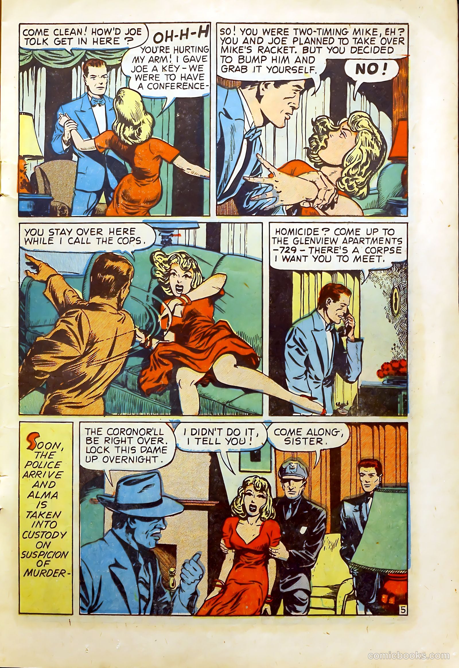 Crime Mysteries #1 (1952) — page 16 of 37