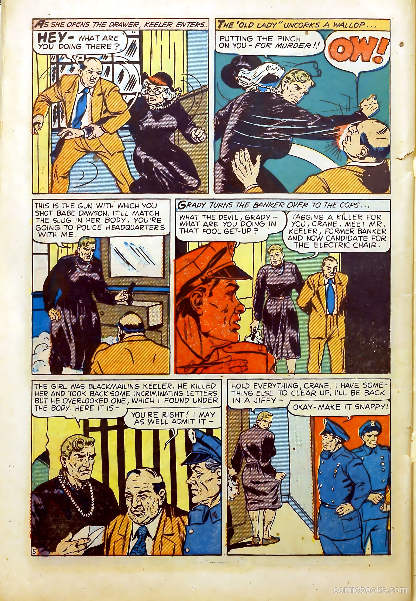 Crime Mysteries #1 (1952) — page 23 of 37