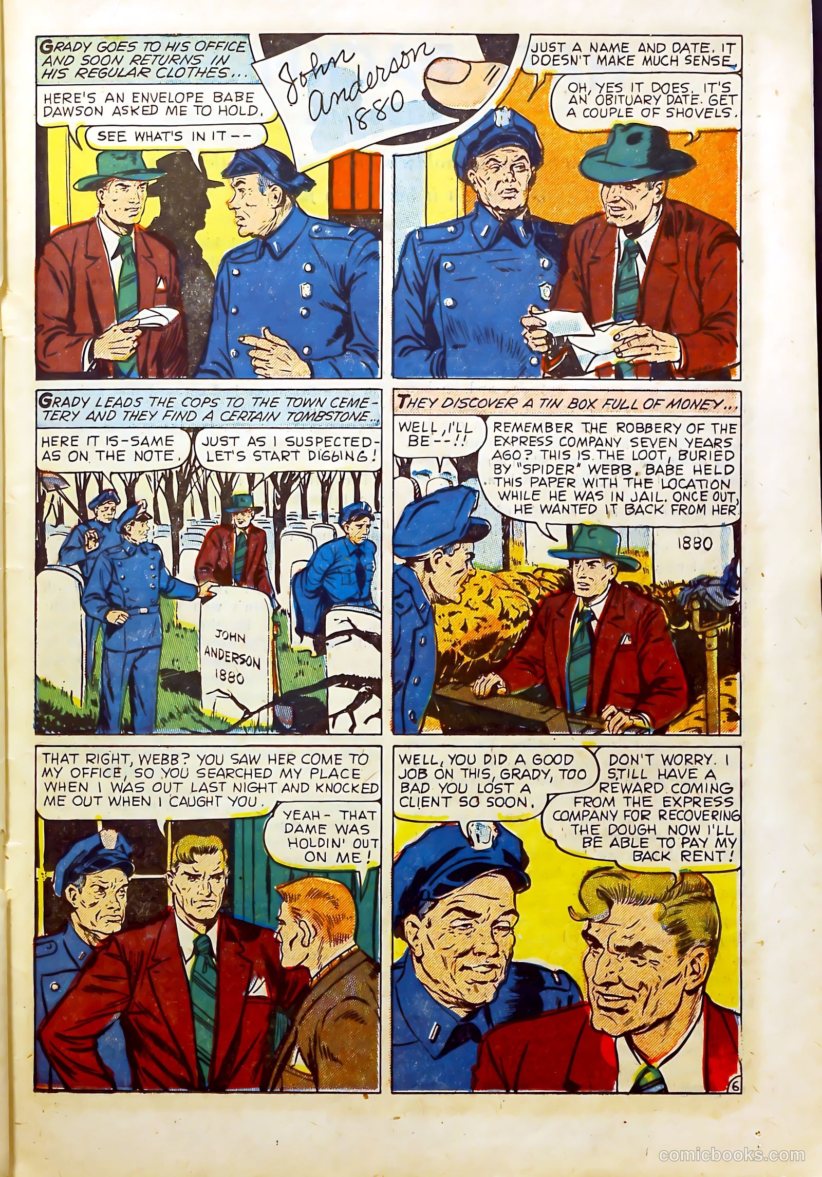 Crime Mysteries #1 (1952) — page 24 of 37