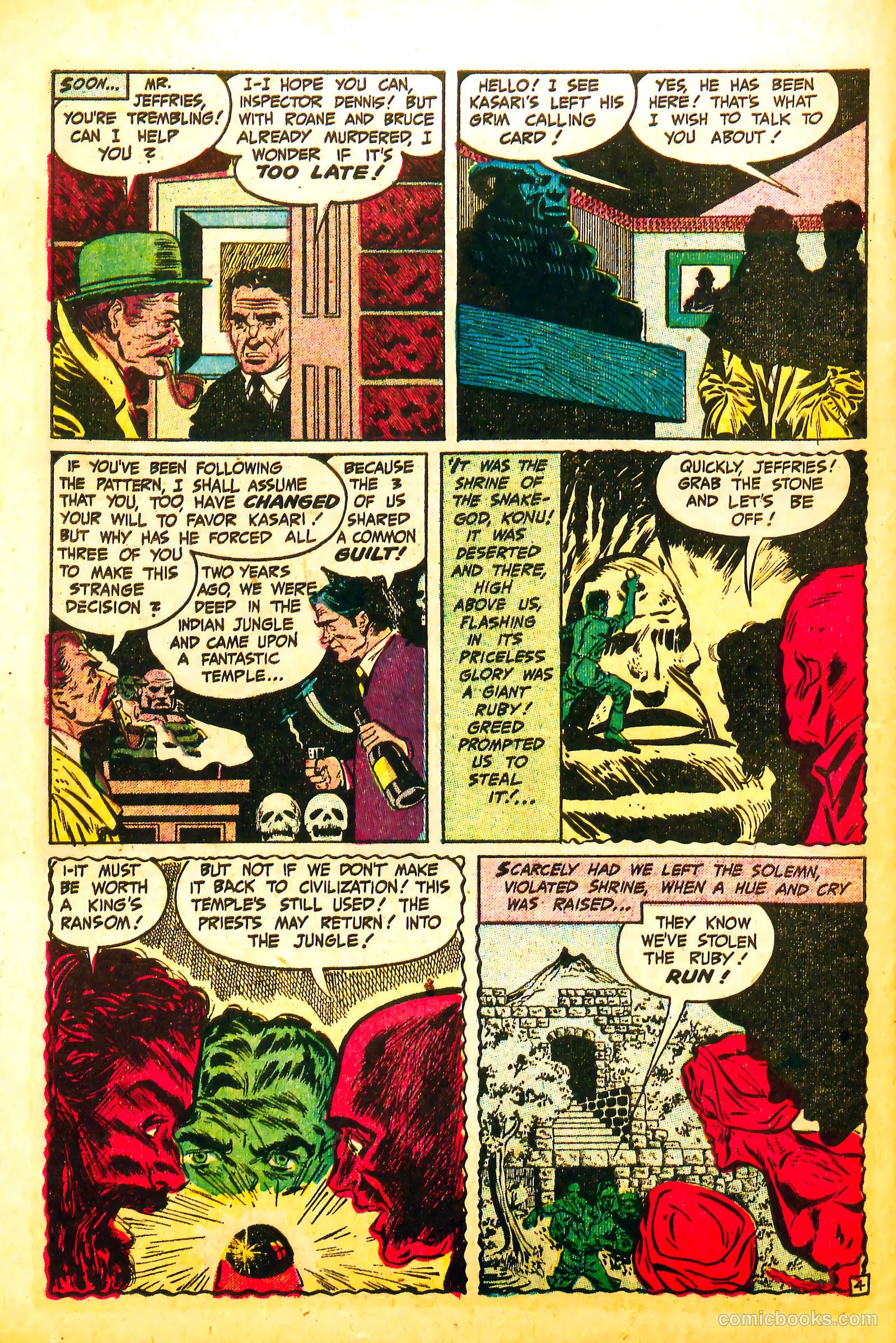 Crime Mysteries #10 (1953) — page 22 of 36