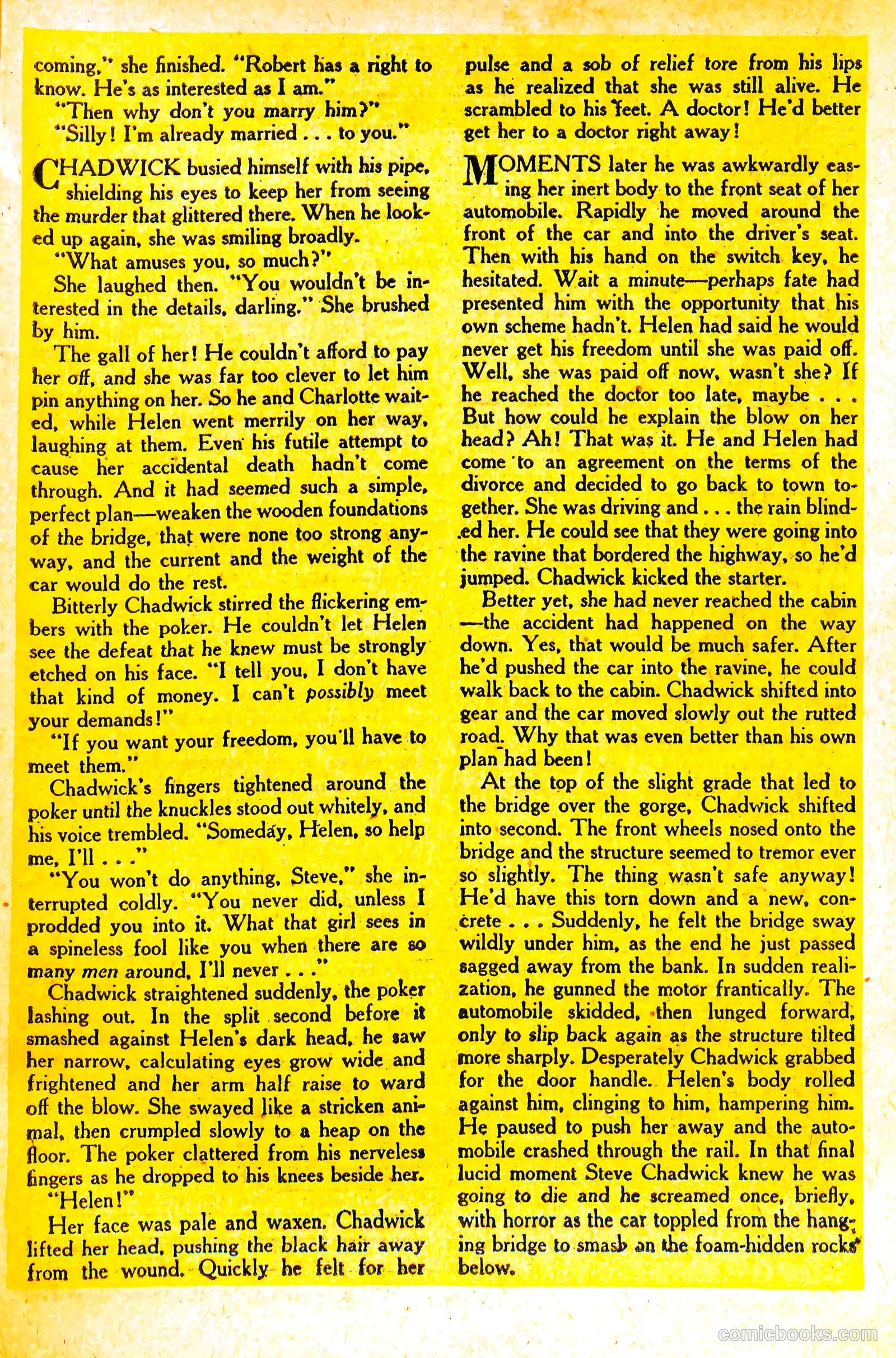 Crime Mysteries #10 (1953) — page 27 of 36