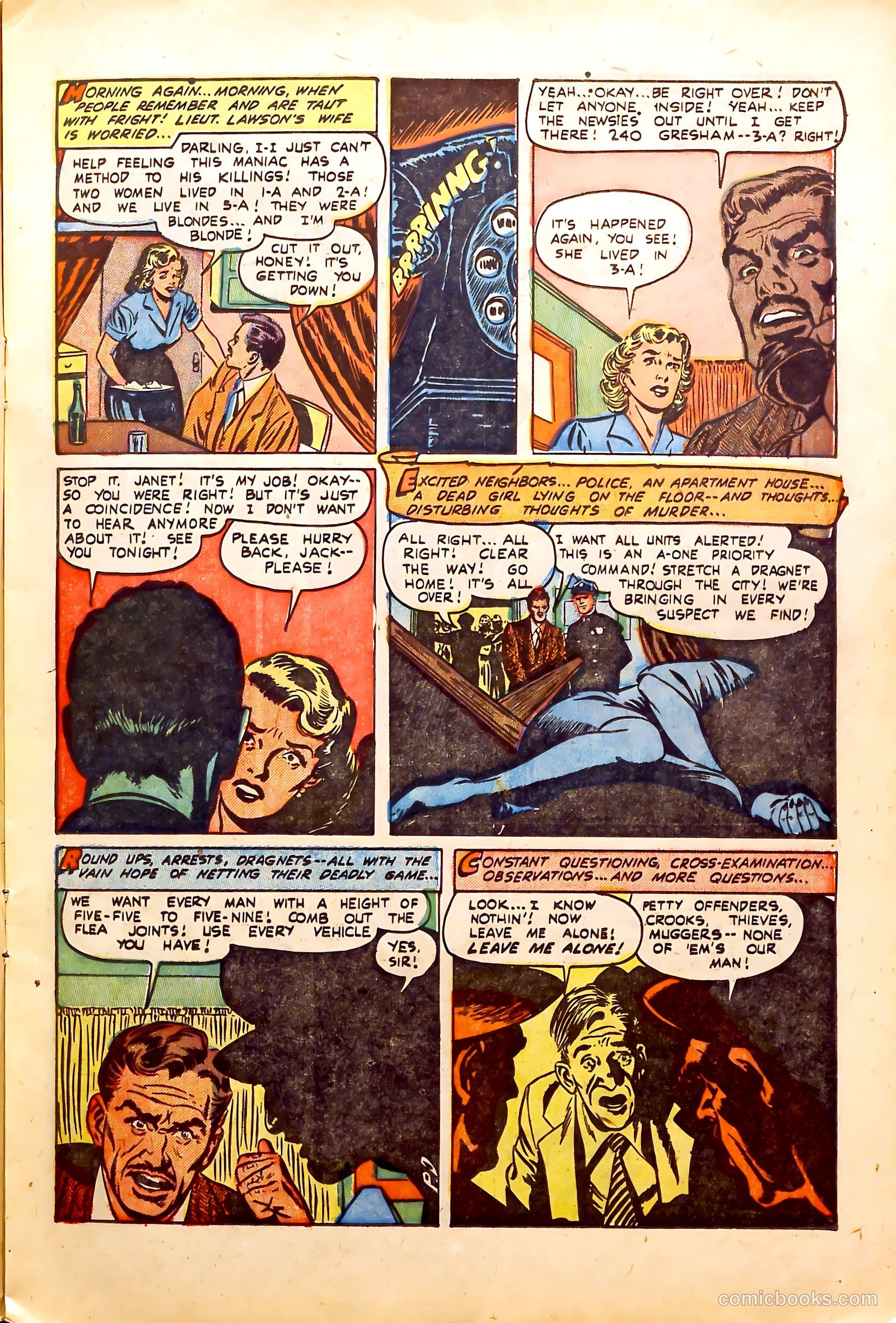Crime Mysteries #11 (1954) — page 15 of 36