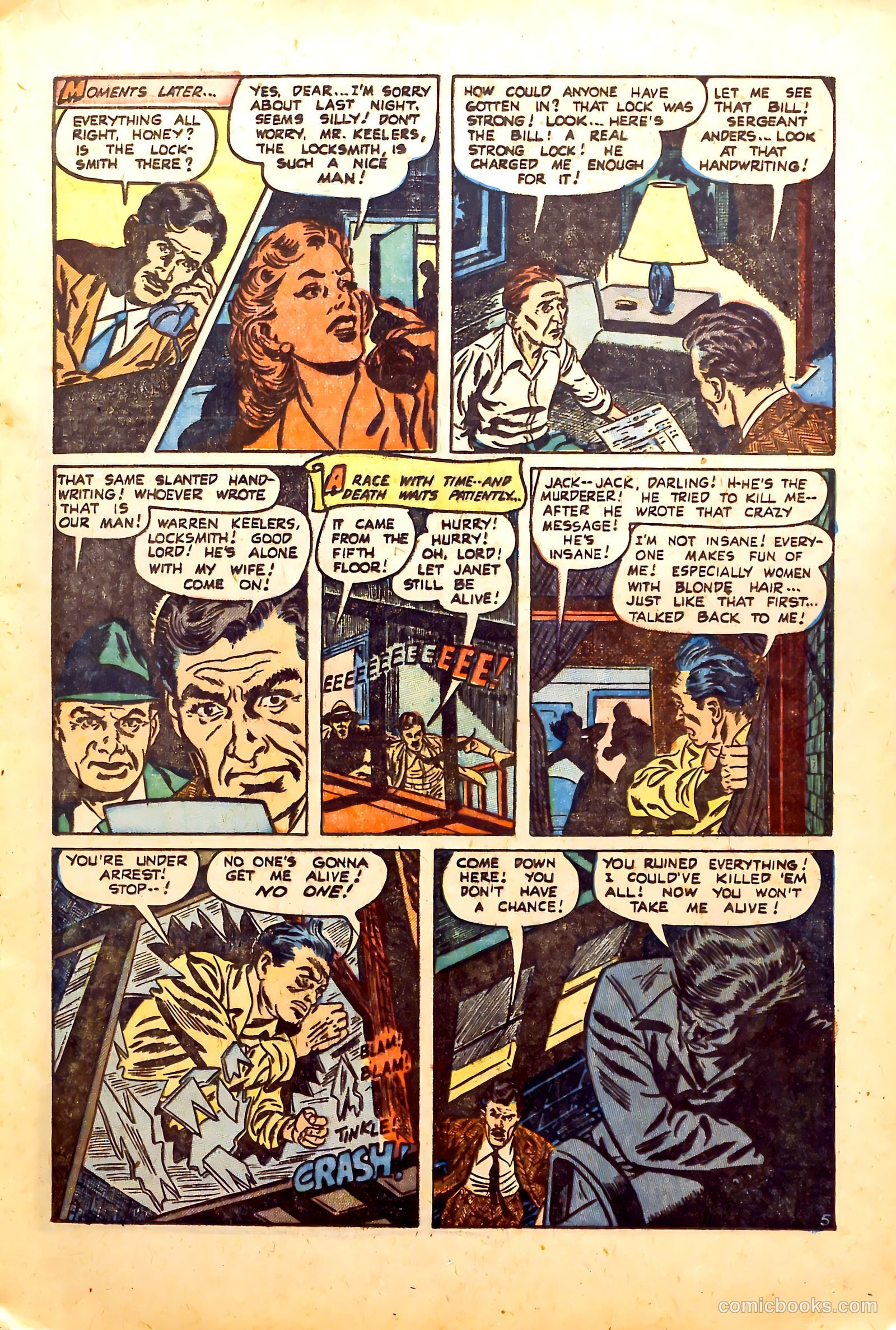 Crime Mysteries #11 (1954) — page 17 of 36