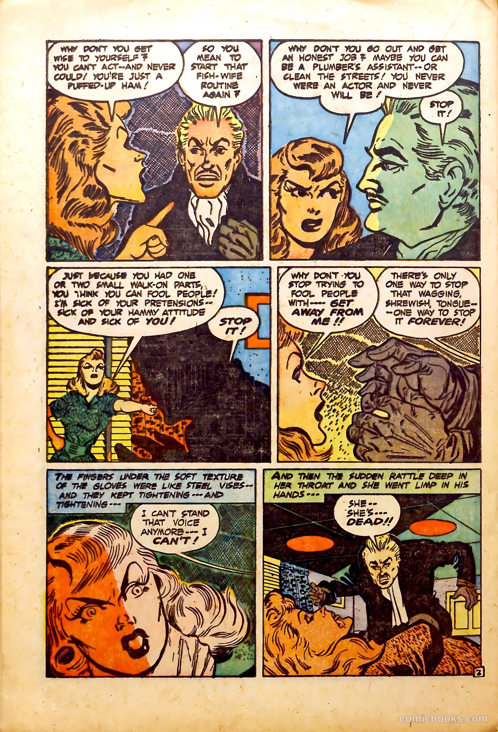 Crime Mysteries #11 (1954) — page 20 of 36