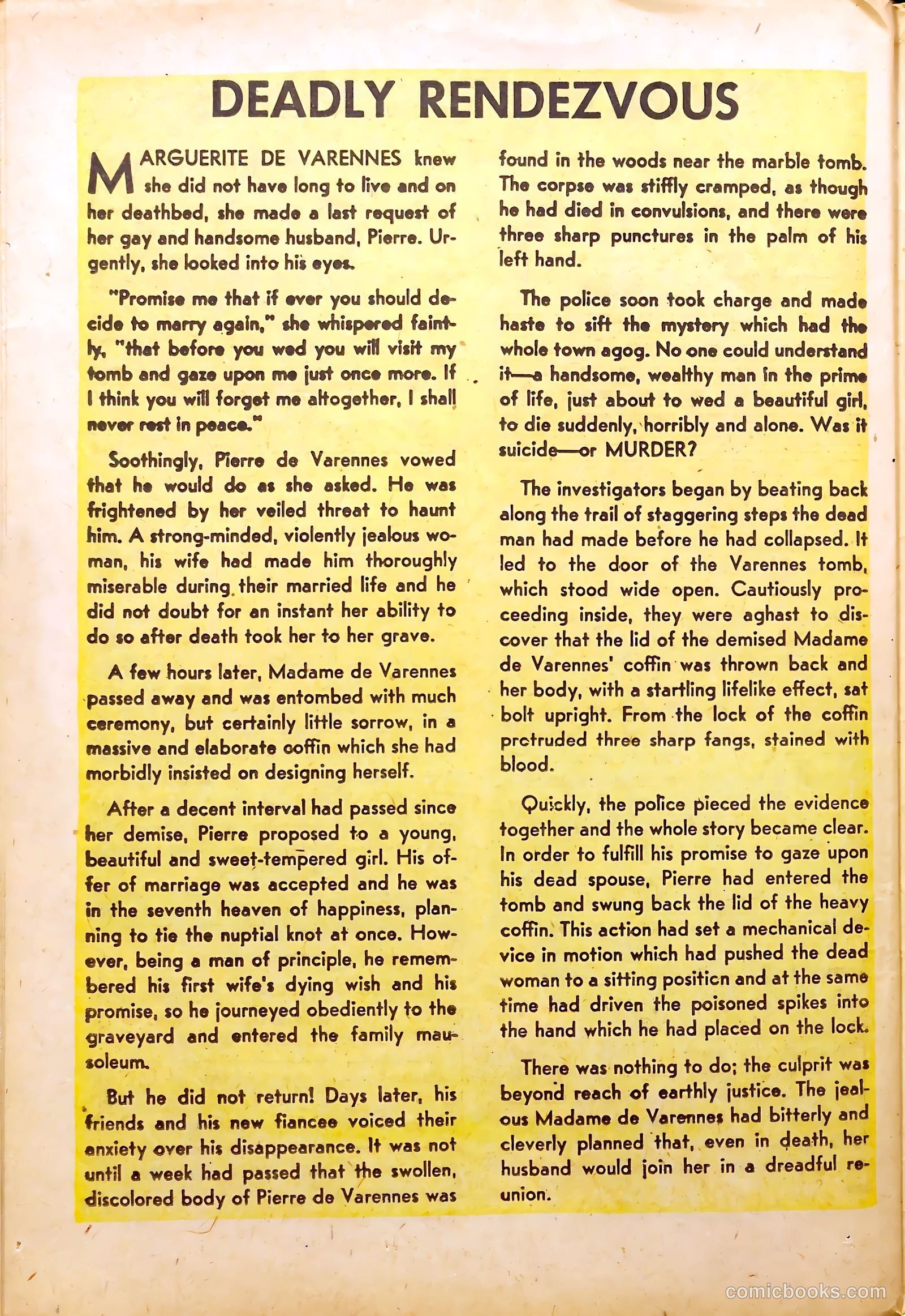 Crime Mysteries #11 (1954) — page 26 of 36
