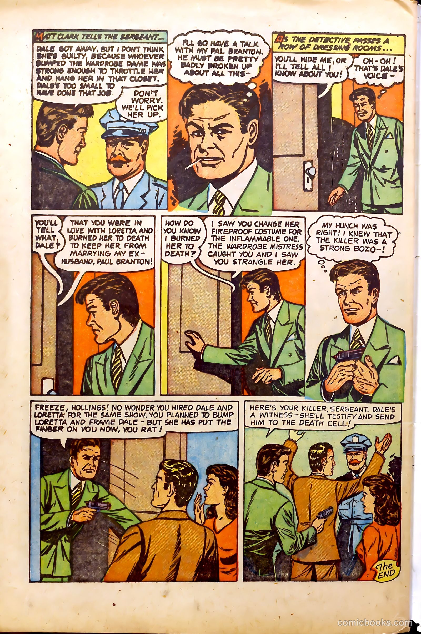 Crime Mysteries #11 (1954) — page 35 of 36