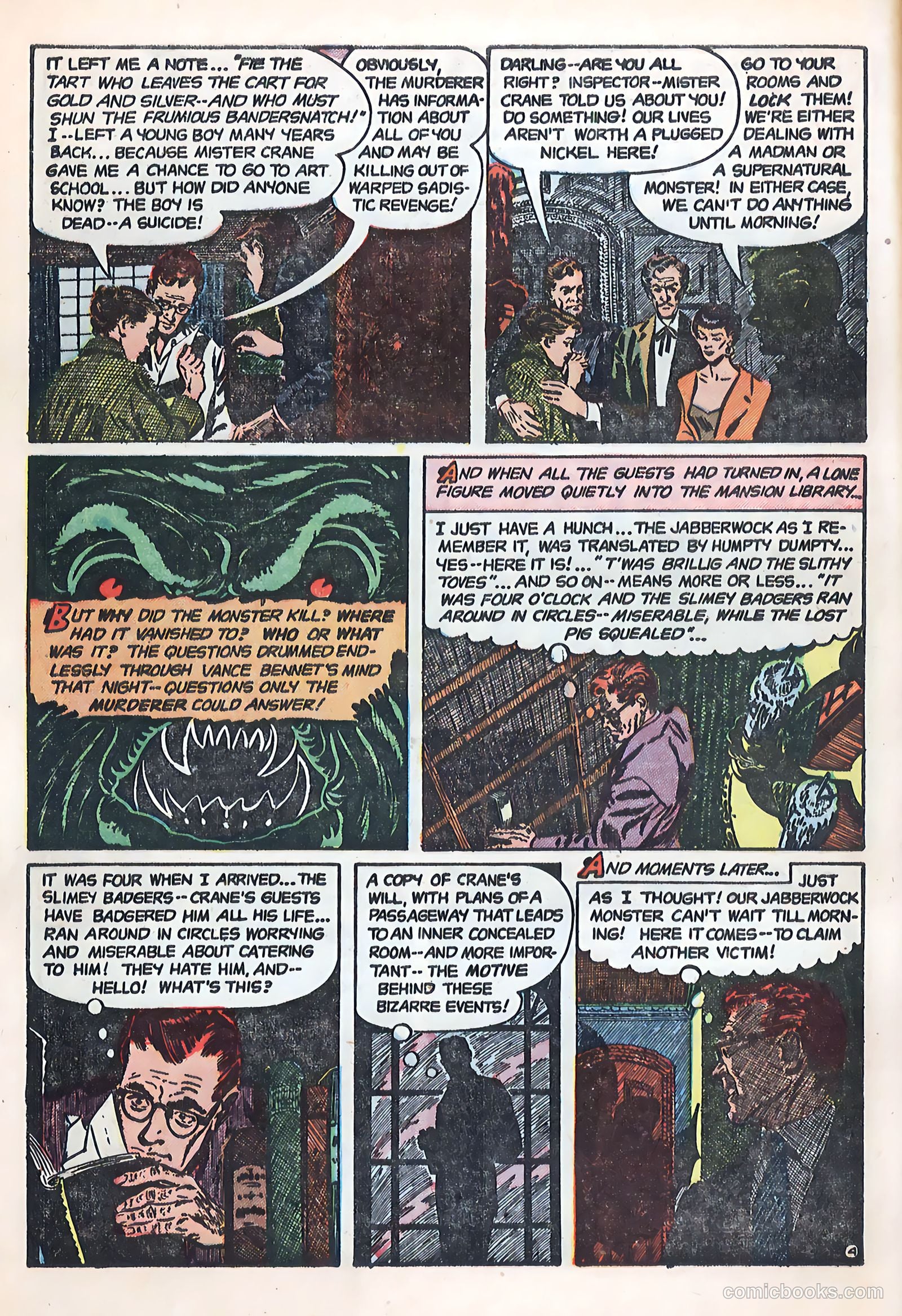 Crime Mysteries #12 (1954) — page 16 of 36