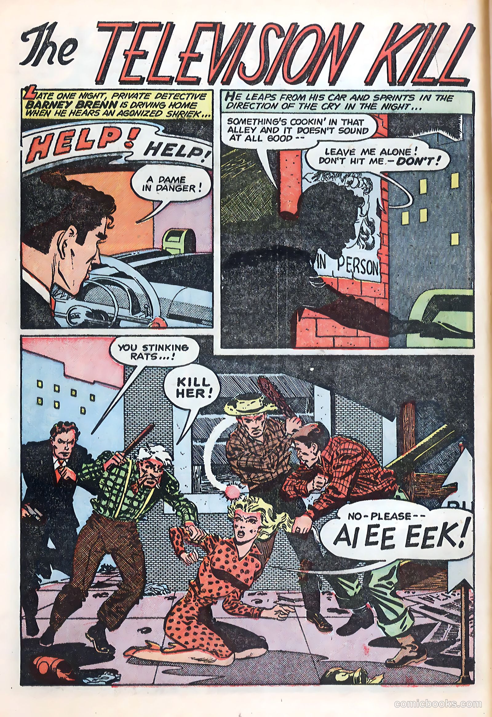 Crime Mysteries #12 (1954) — page 18 of 36