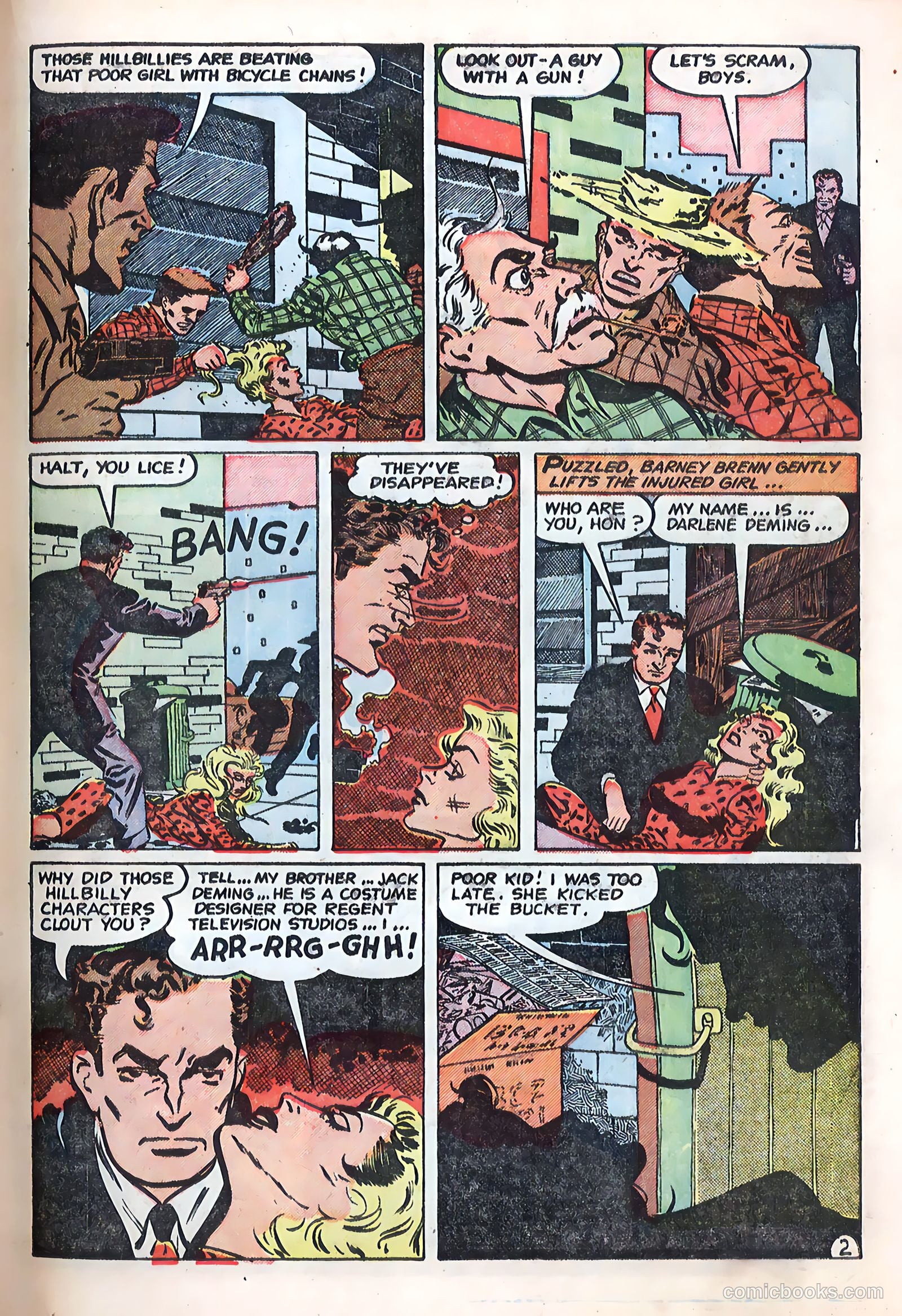 Crime Mysteries #12 (1954) — page 19 of 36
