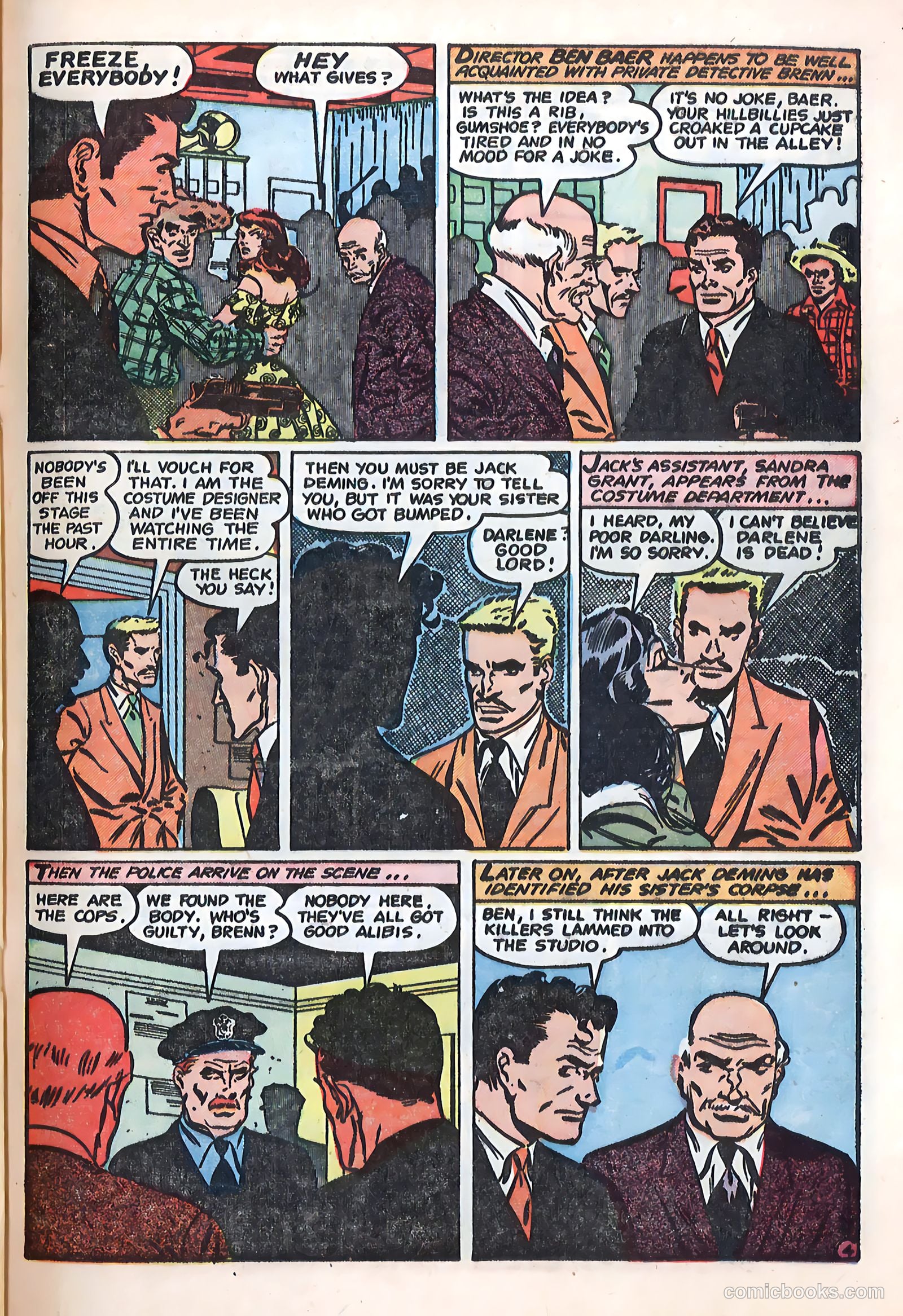 Crime Mysteries #12 (1954) — page 21 of 36