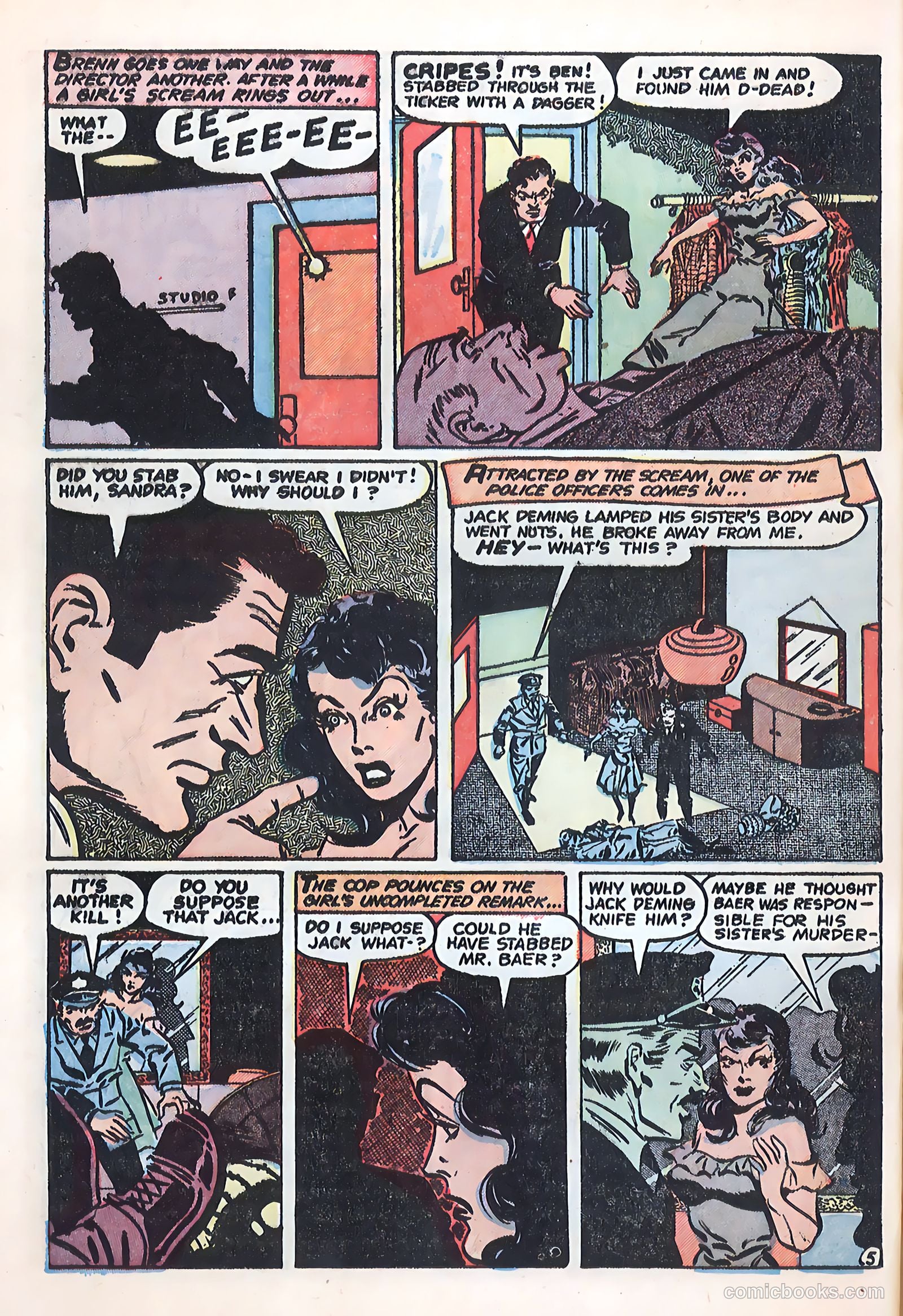 Crime Mysteries #12 (1954) — page 22 of 36