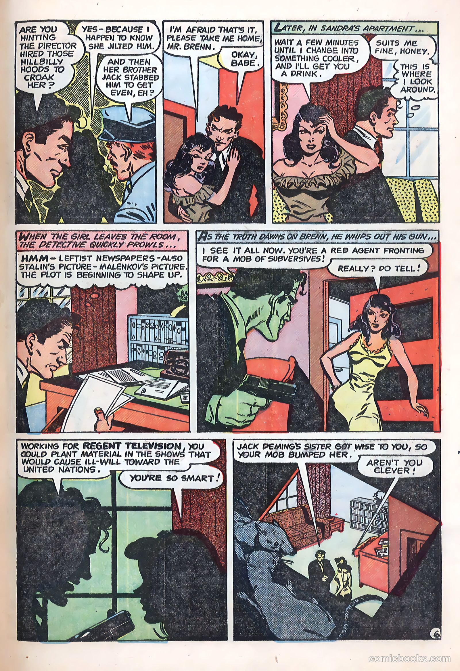 Crime Mysteries #12 (1954) — page 23 of 36