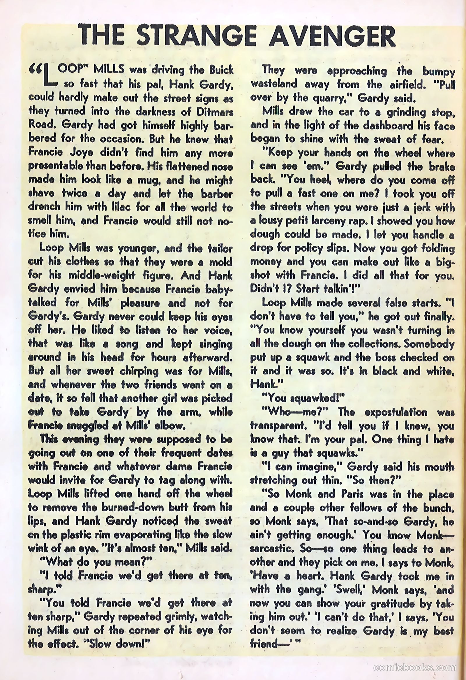 Crime Mysteries #12 (1954) — page 26 of 36