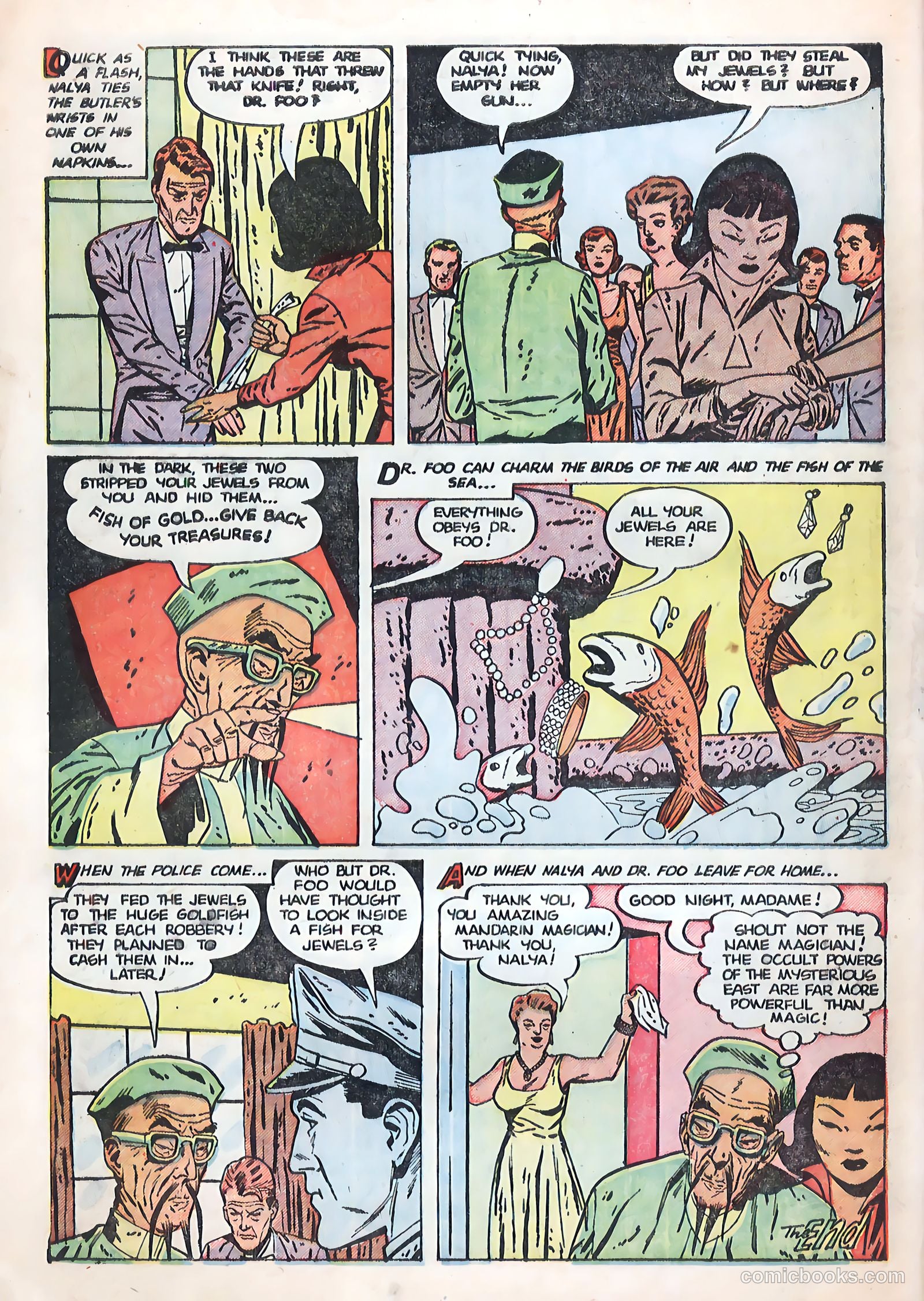 Crime Mysteries #12 (1954) — page 34 of 36