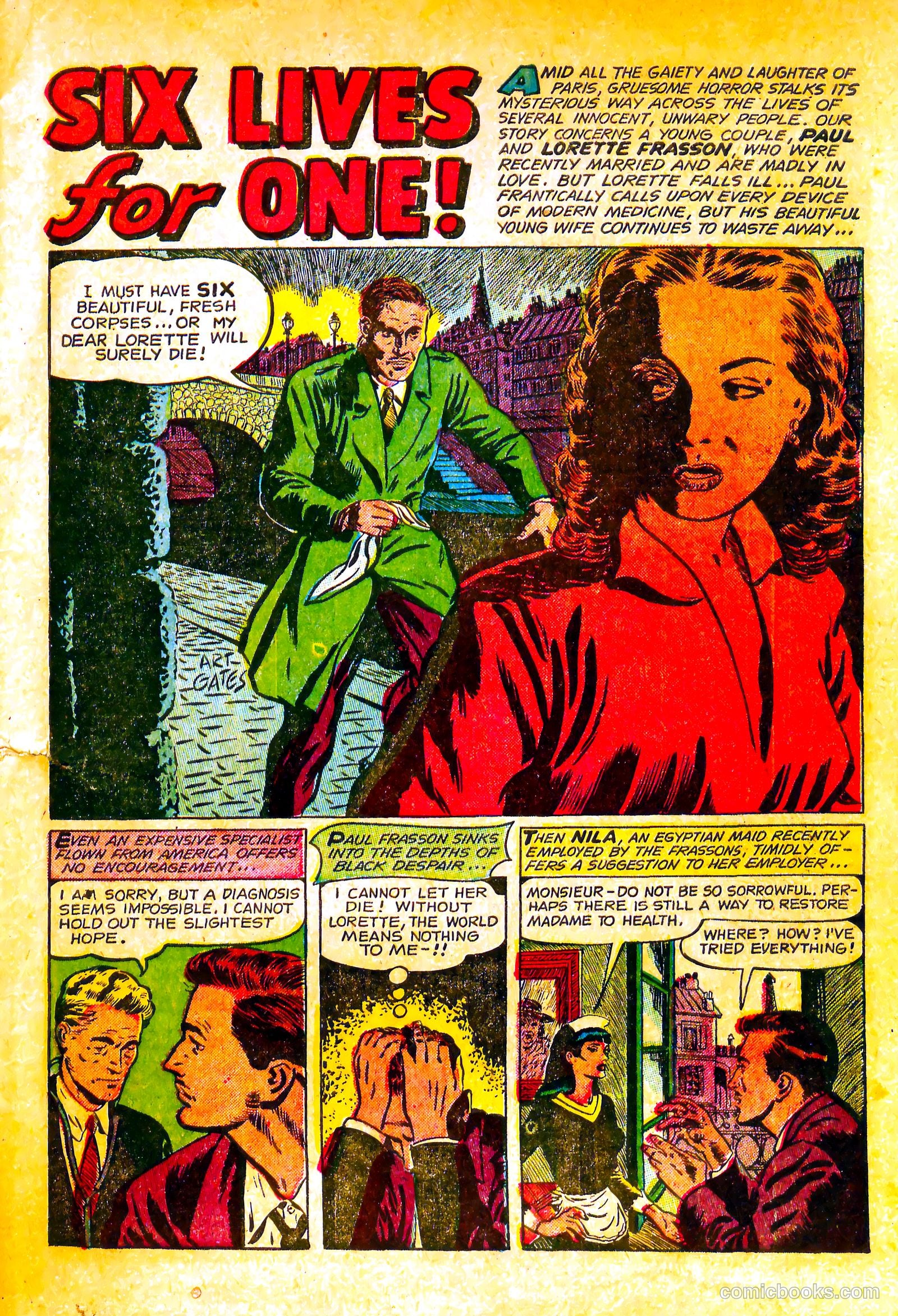 Crime Mysteries #13 (1954) — page 3 of 36