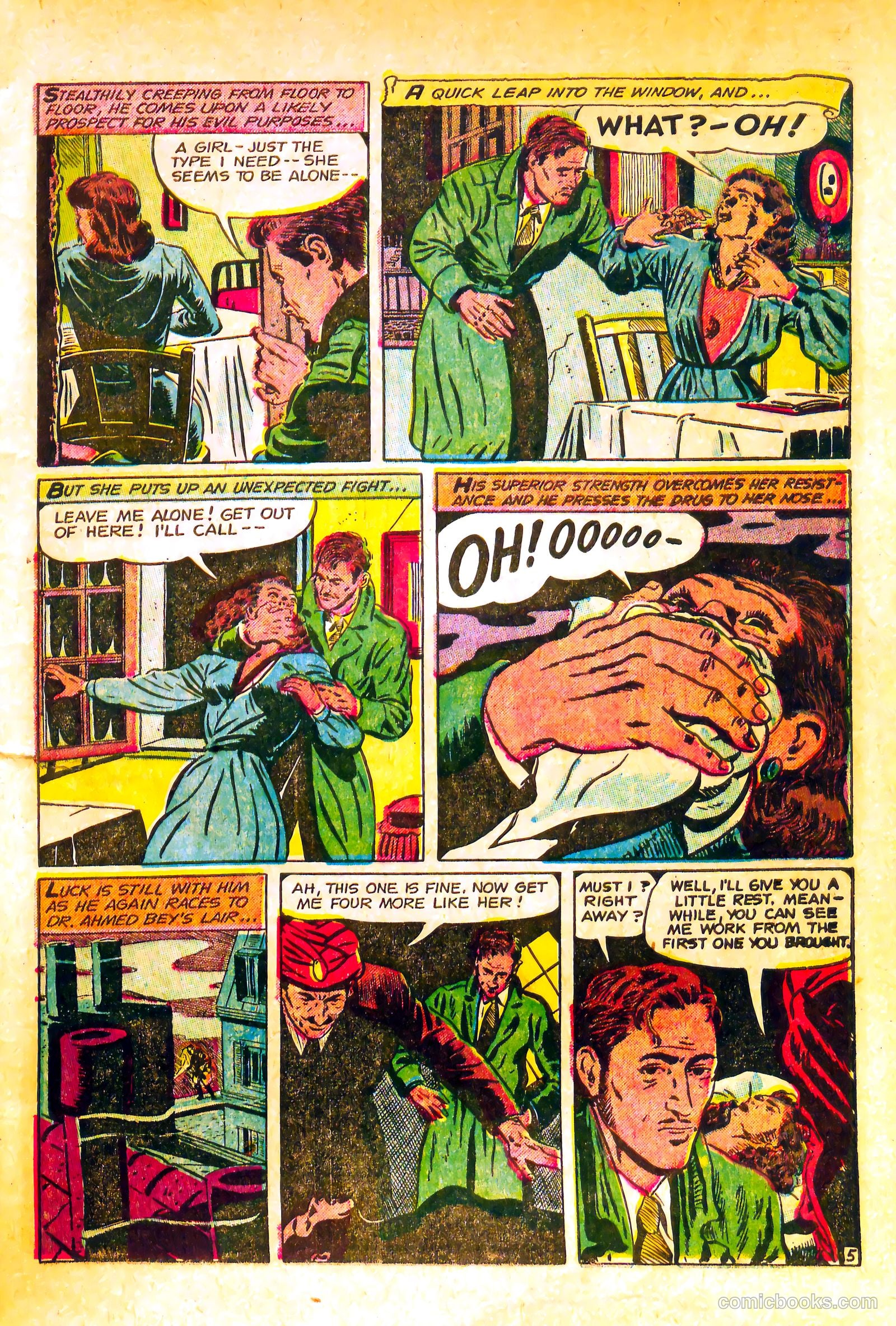 Crime Mysteries #13 (1954) — page 7 of 36