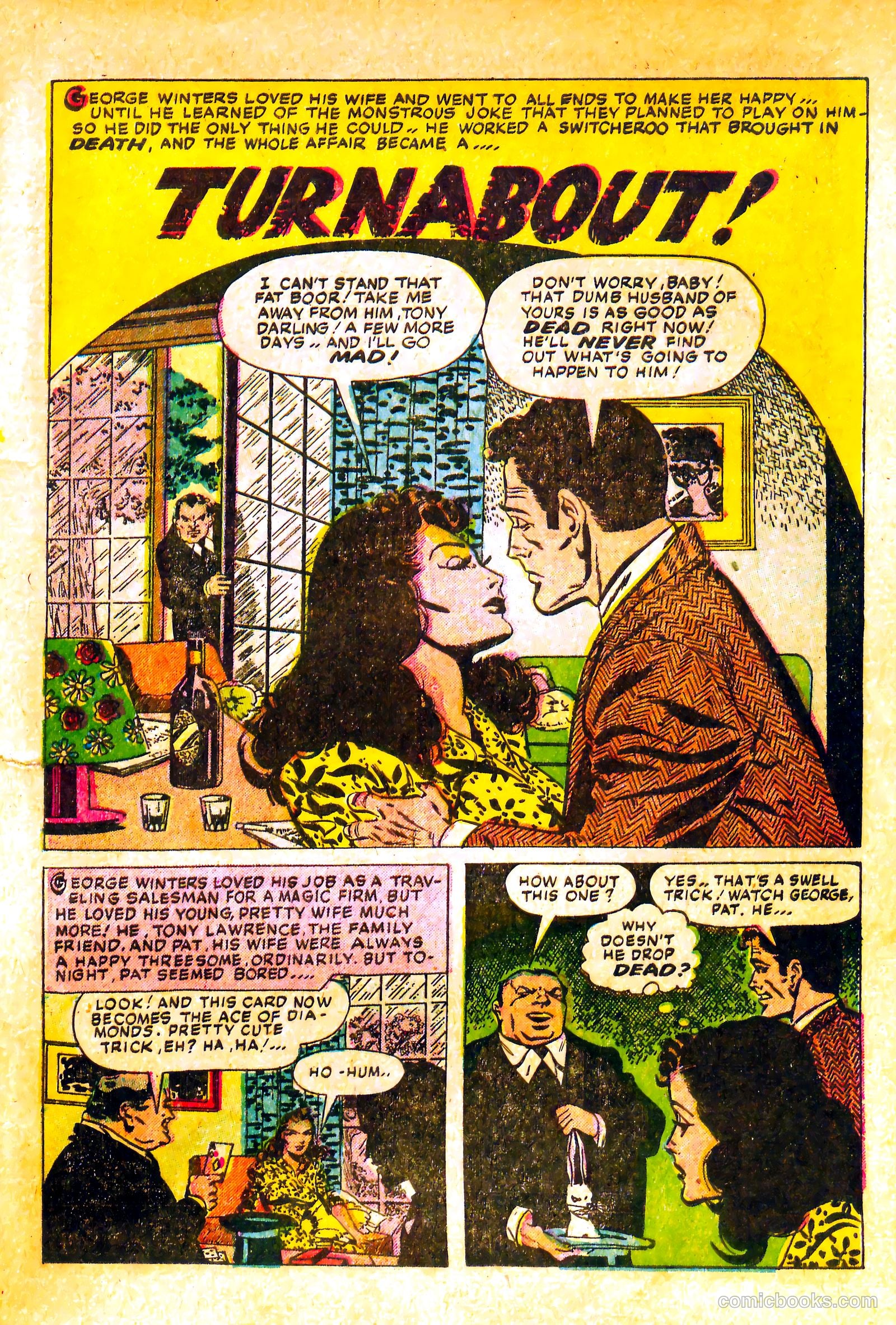 Crime Mysteries #13 (1954) — page 13 of 36