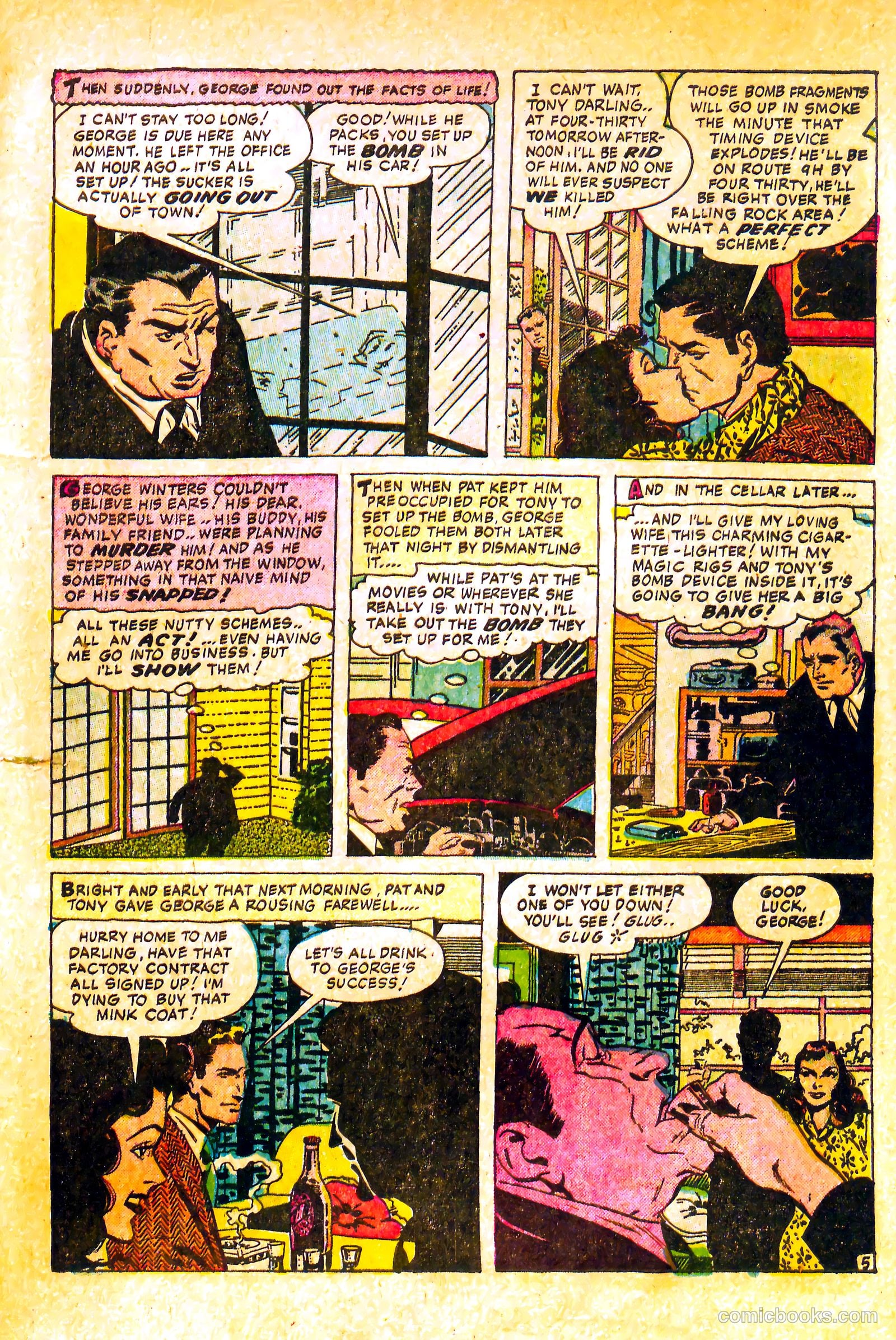 Crime Mysteries #13 (1954) — page 17 of 36