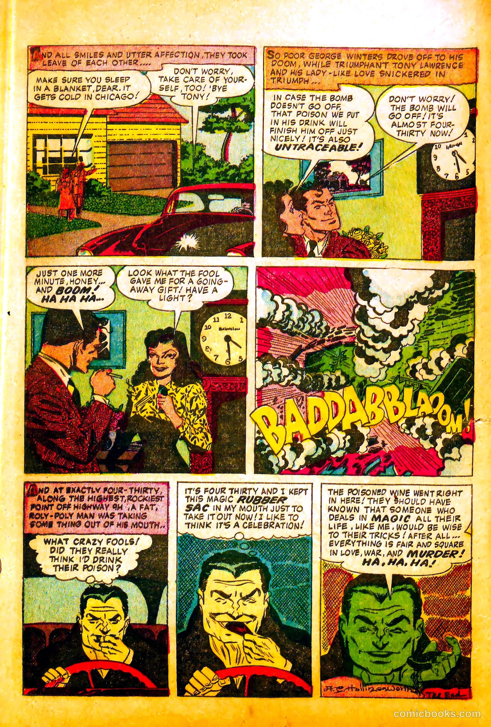 Crime Mysteries #13 (1954) — page 18 of 36