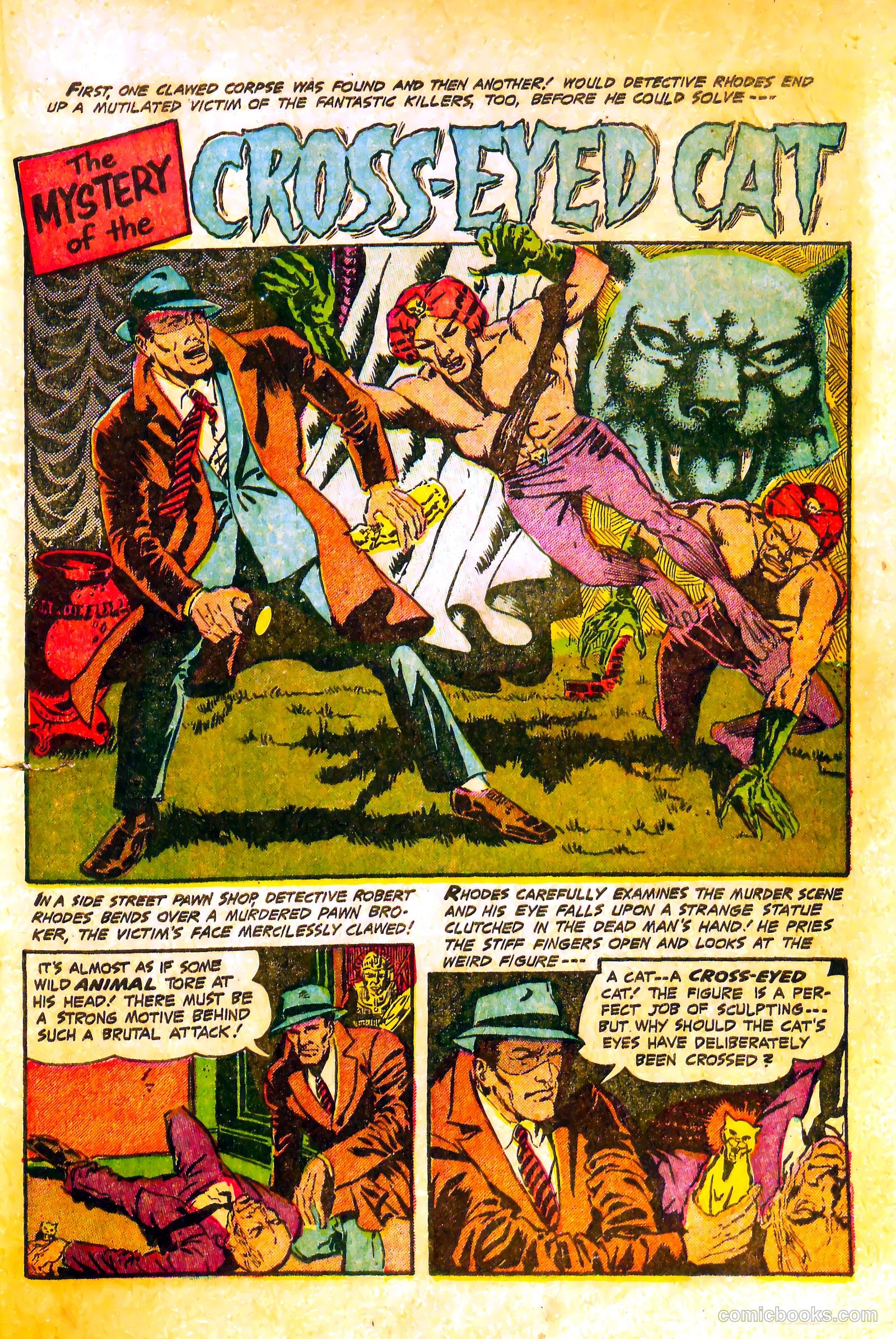 Crime Mysteries #13 (1954) — page 19 of 36